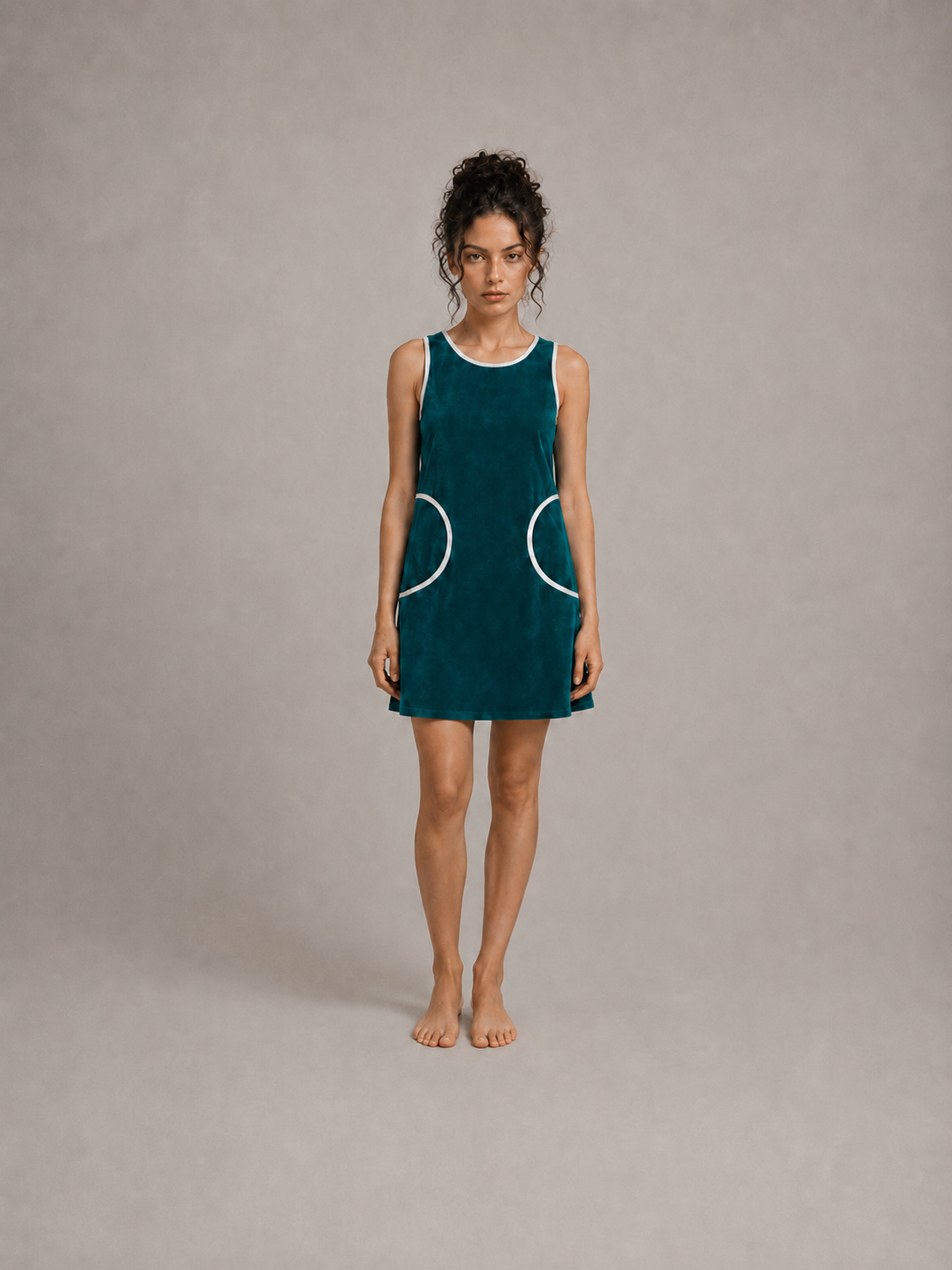 Robe Twiggy Vert Canard