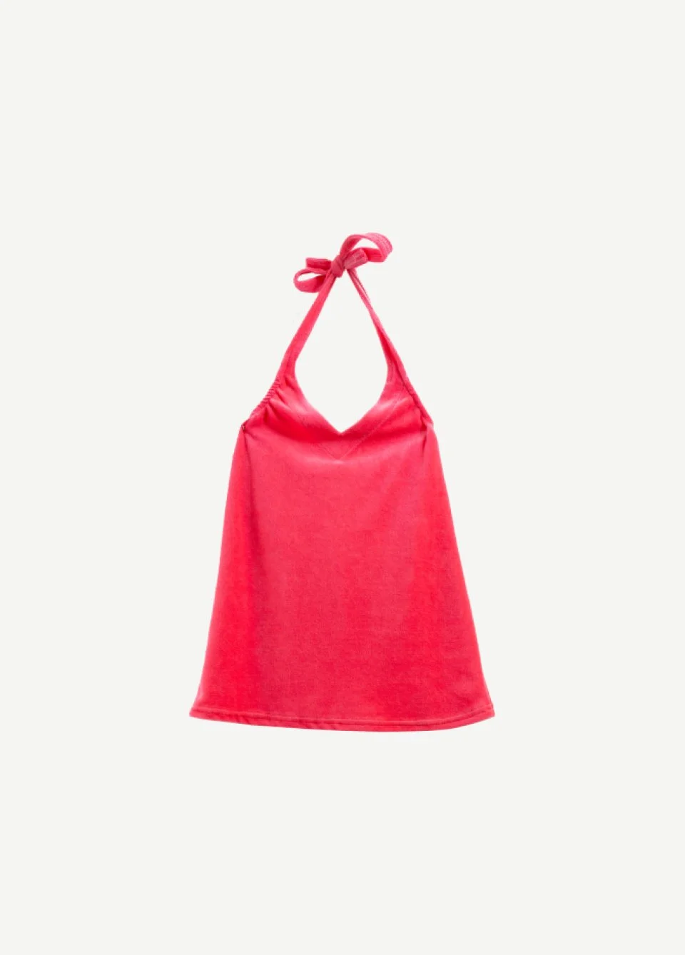 Top Jane Velours Eponge Rose Chamallow
