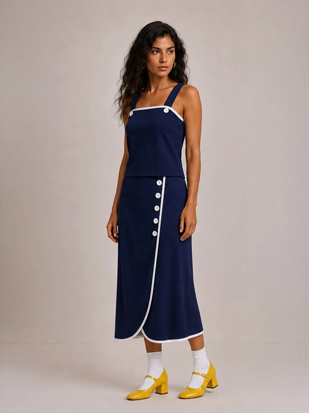 Top Jacqueline Bleu Nuit