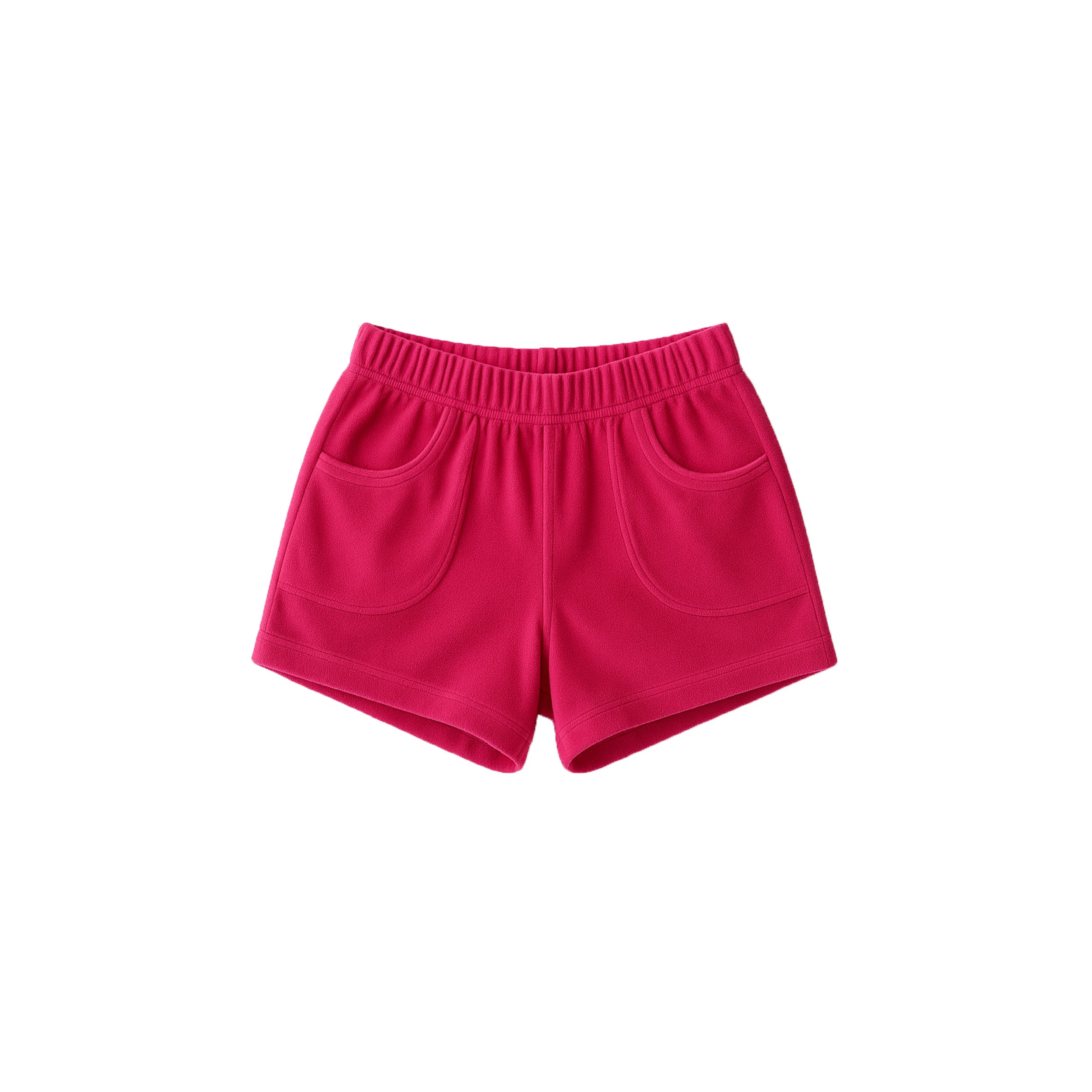 Short Brigitte Velours Eponge Framboise