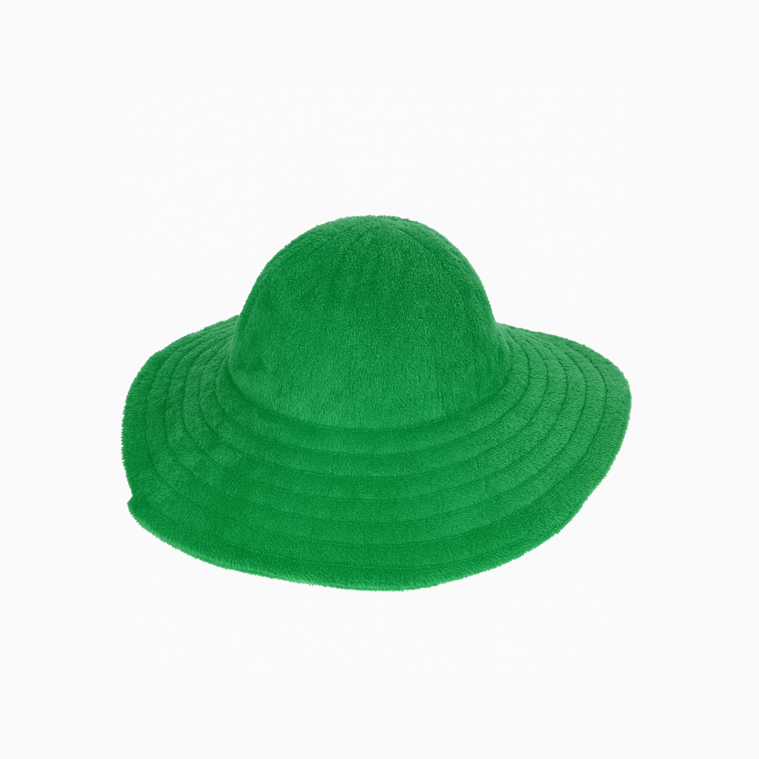 Capeline Angie Velours Eponge Vert Apple