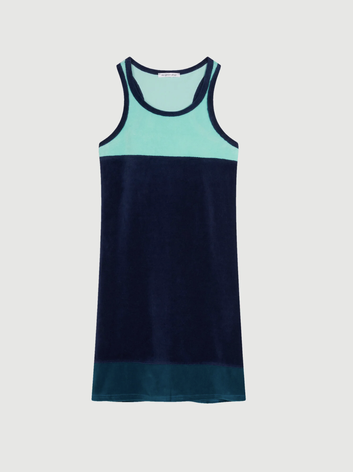 Robe Haydee Bleu Nuit et Mint