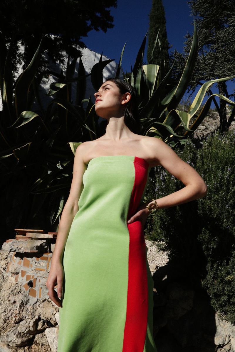Robe Nico Vert Anis