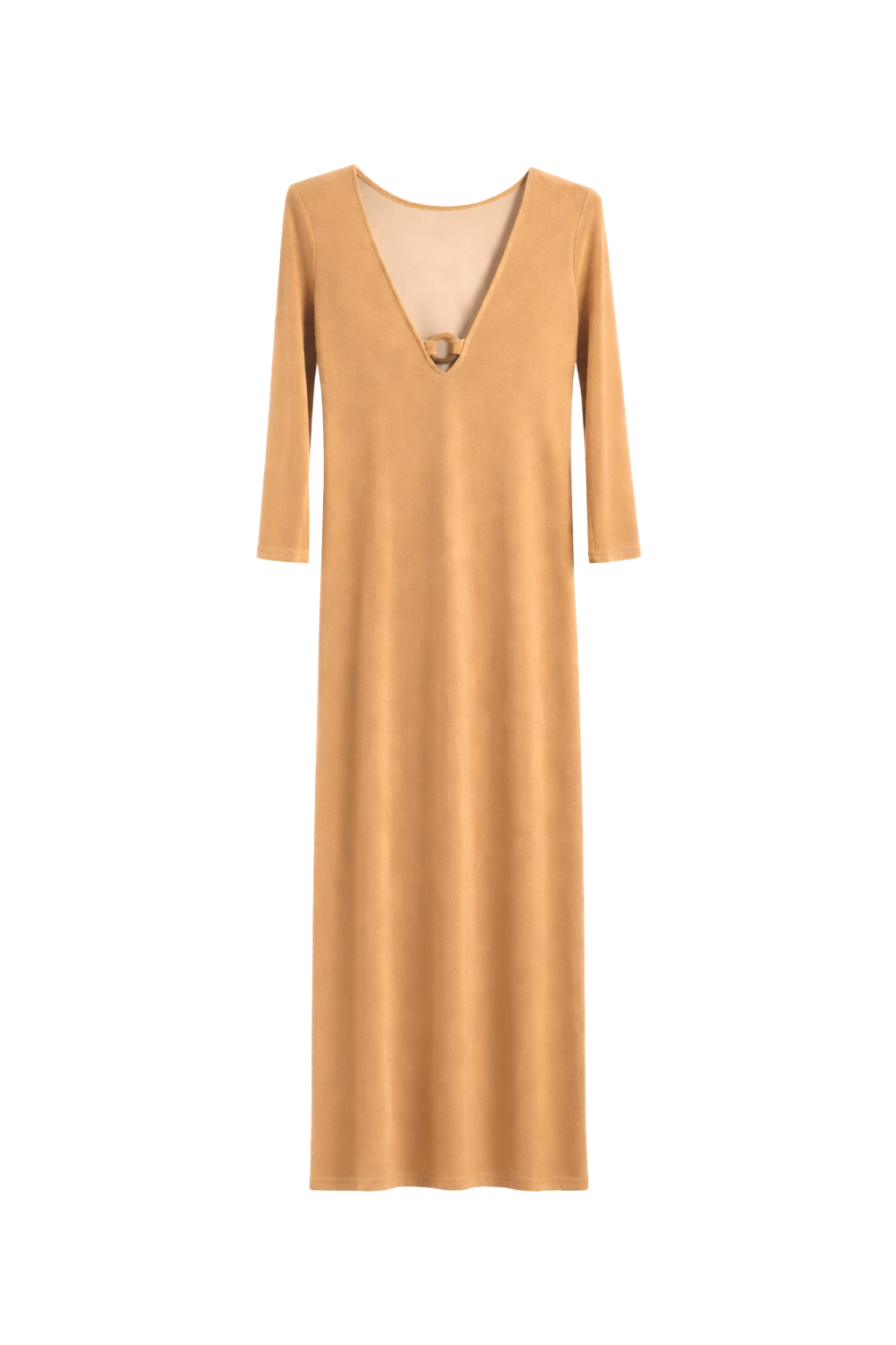 Robe Marisa Velours Eponge Sable