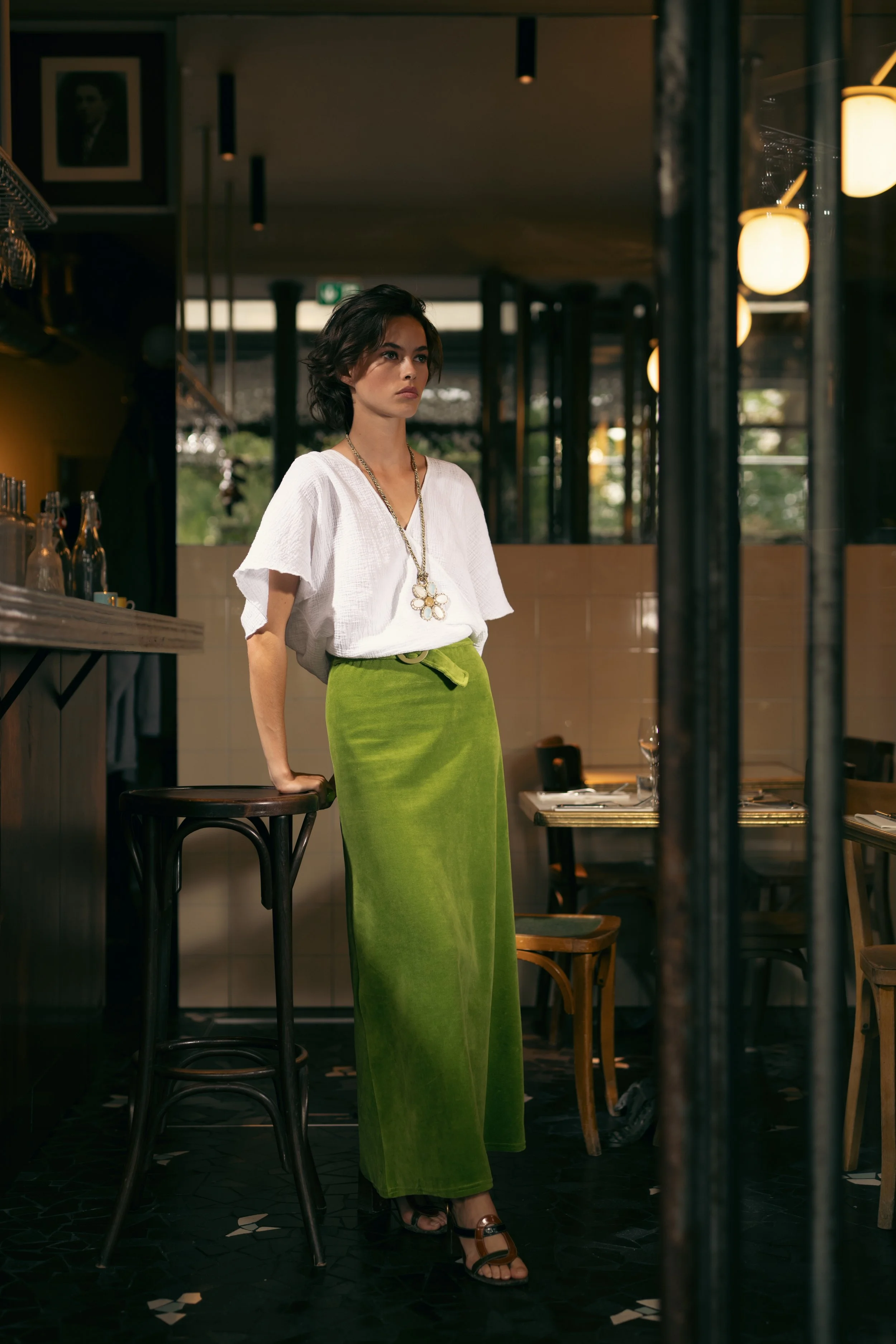 Jupe Linda Vert Olive