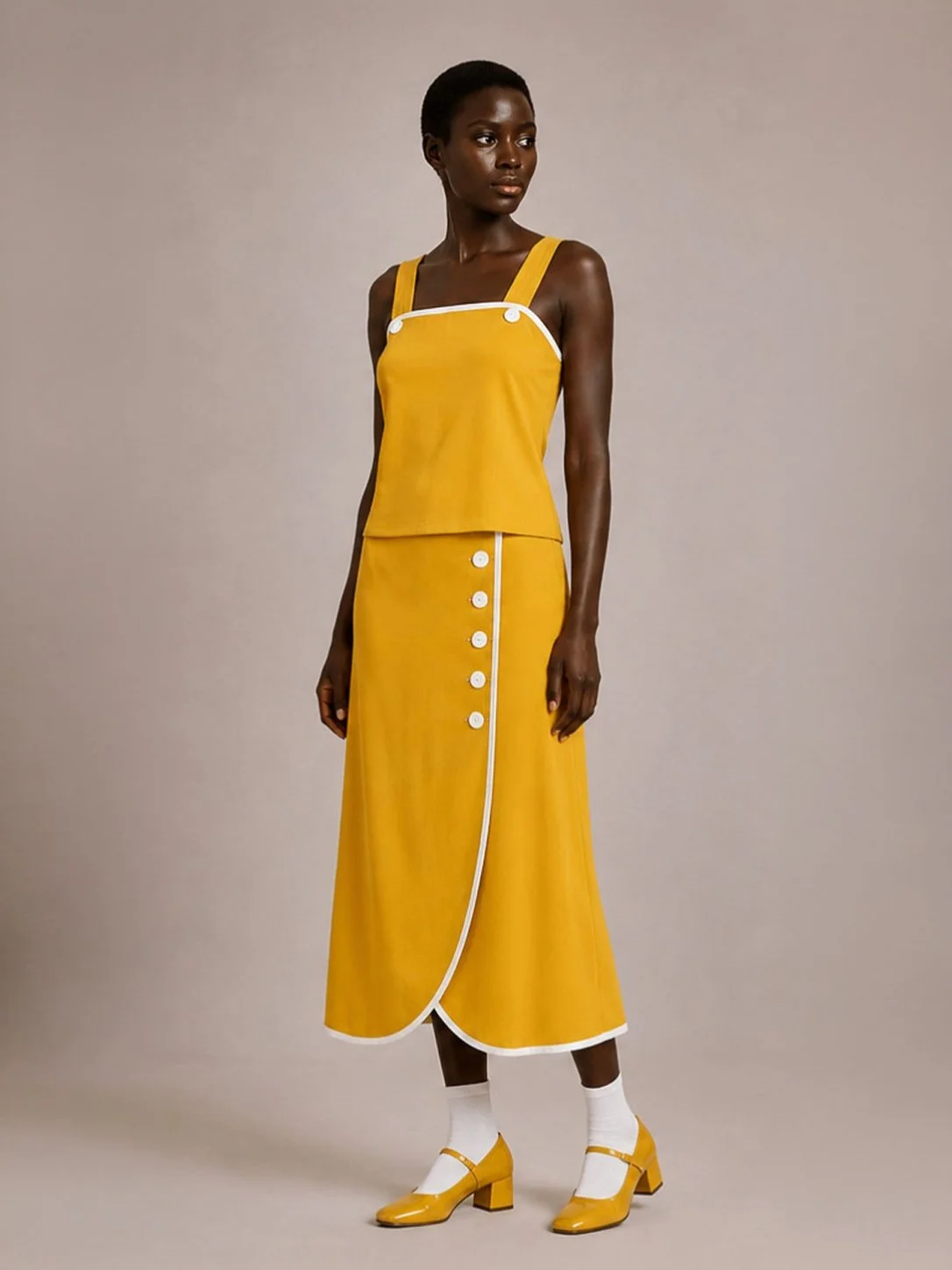 Top Jacqueline Jaune