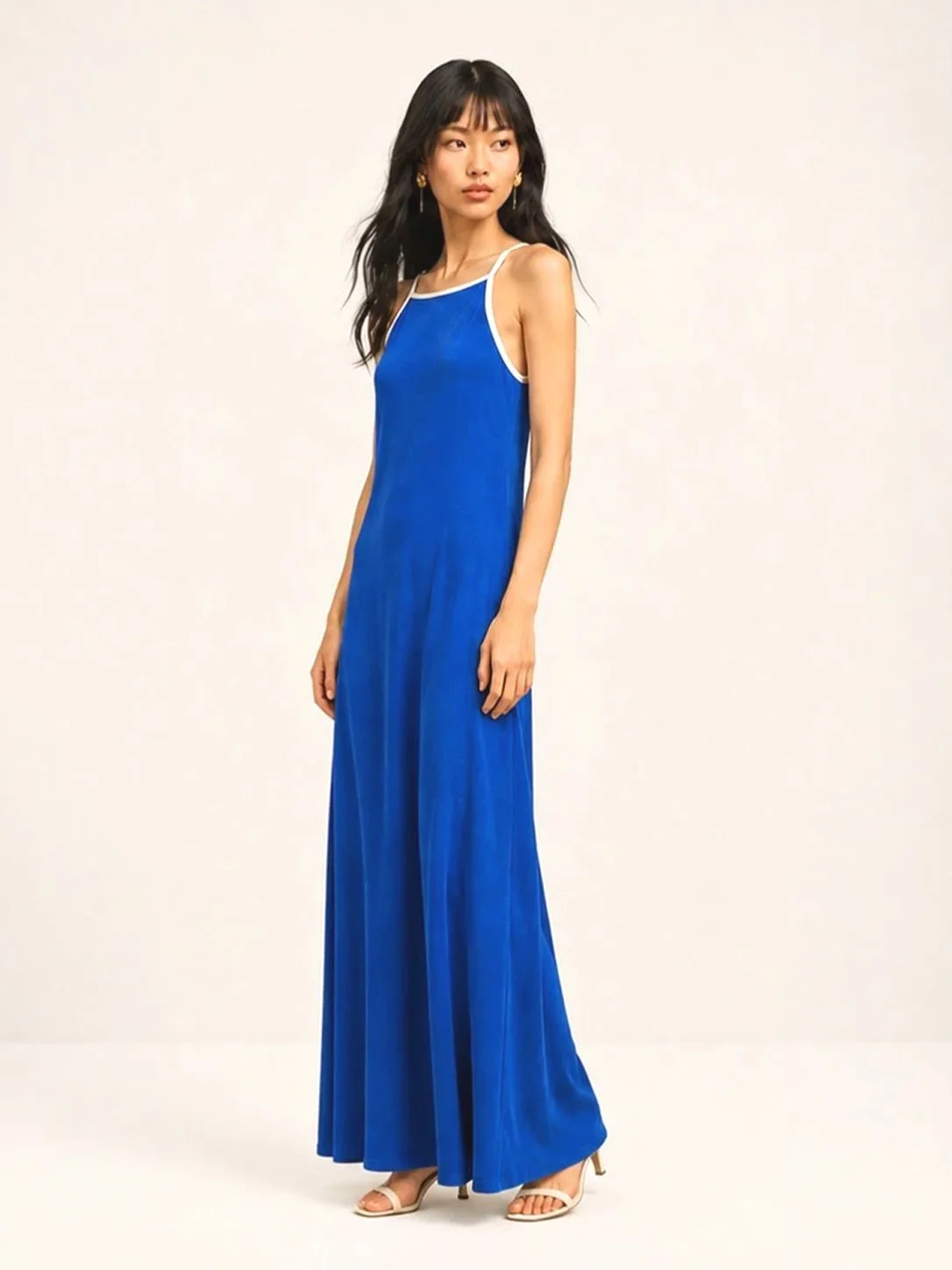 Robe Laura Bleu Méditerranée