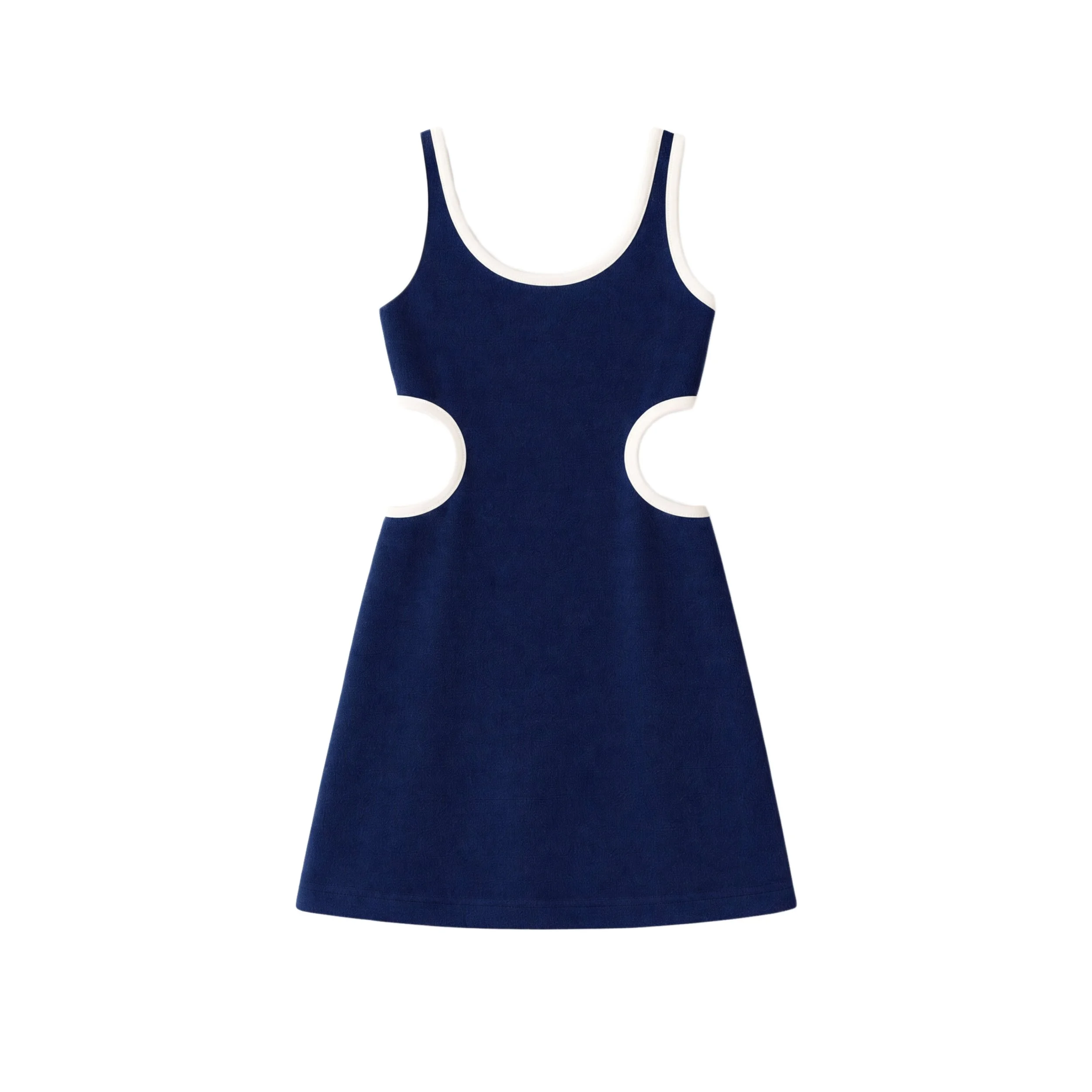 Robe Raquel Velours Eponge Bleu Nuit