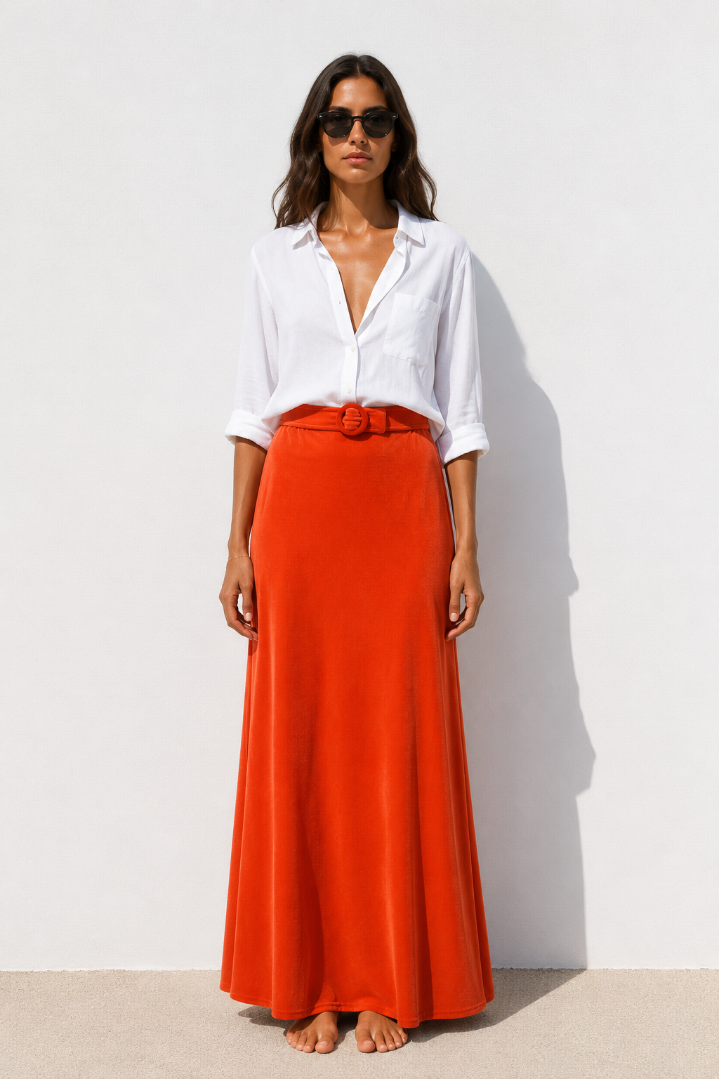 Jupe Linda Tangerine