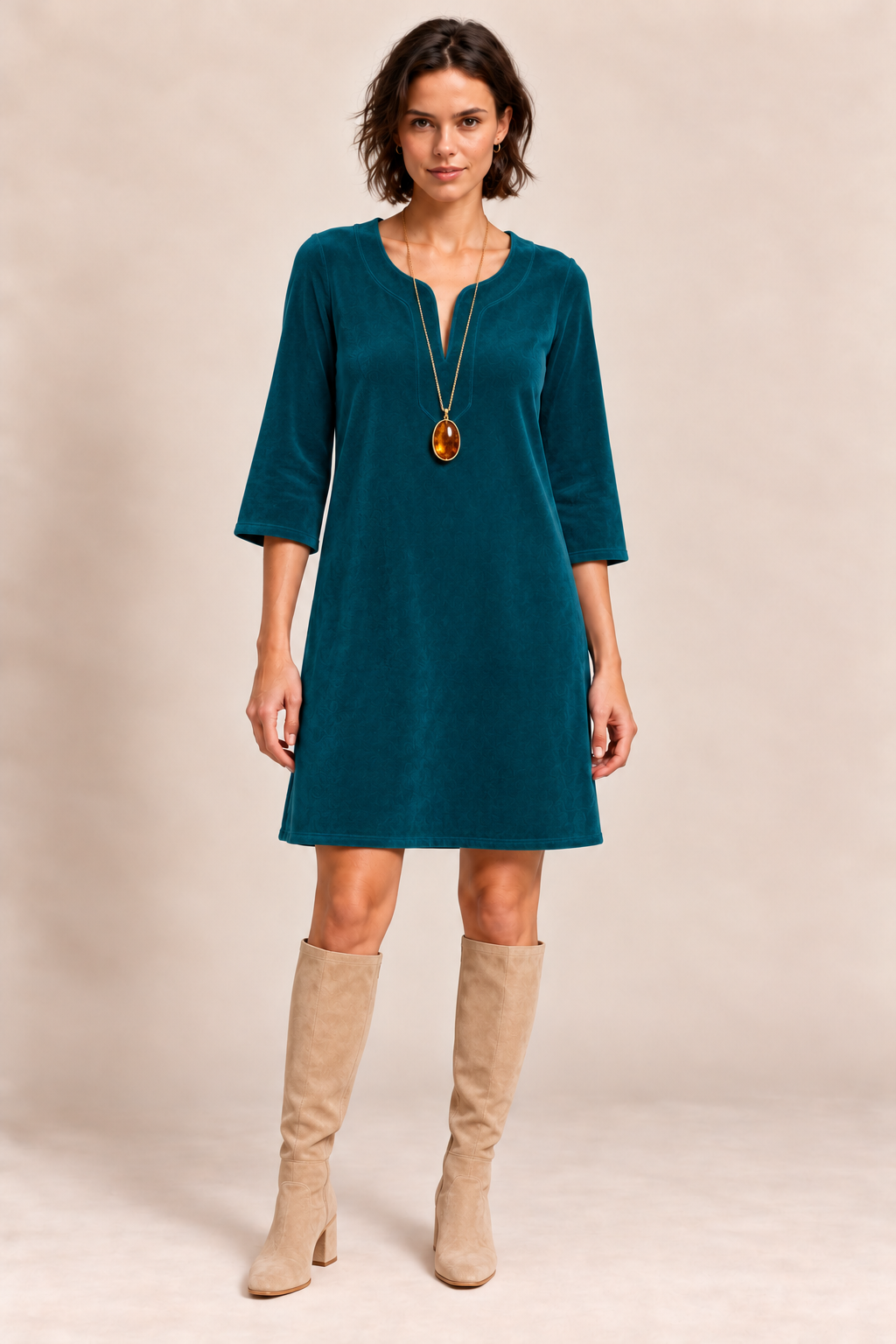 Robe Verushka Vert Canard