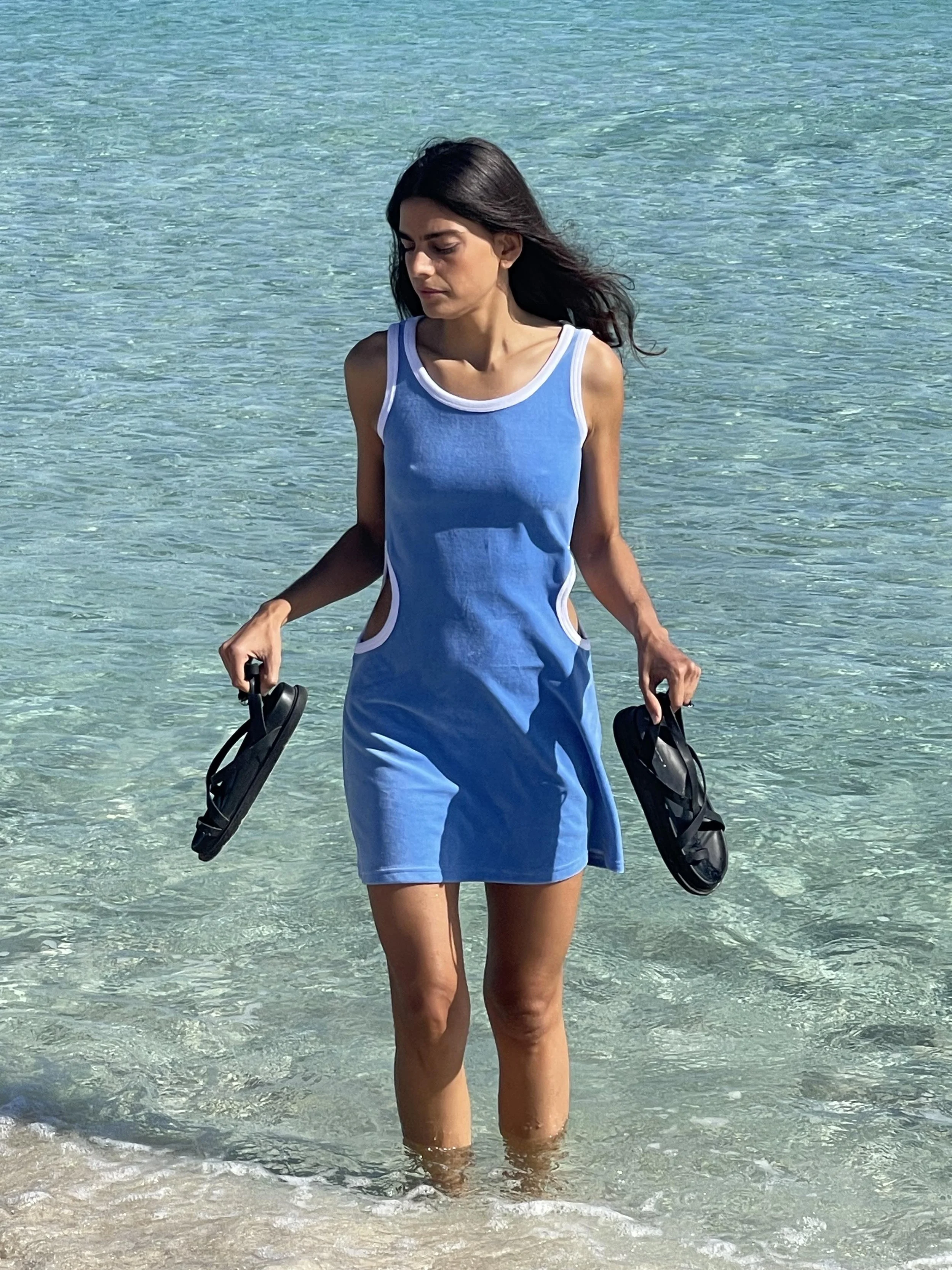 Robe Raquel Bleu Lavande