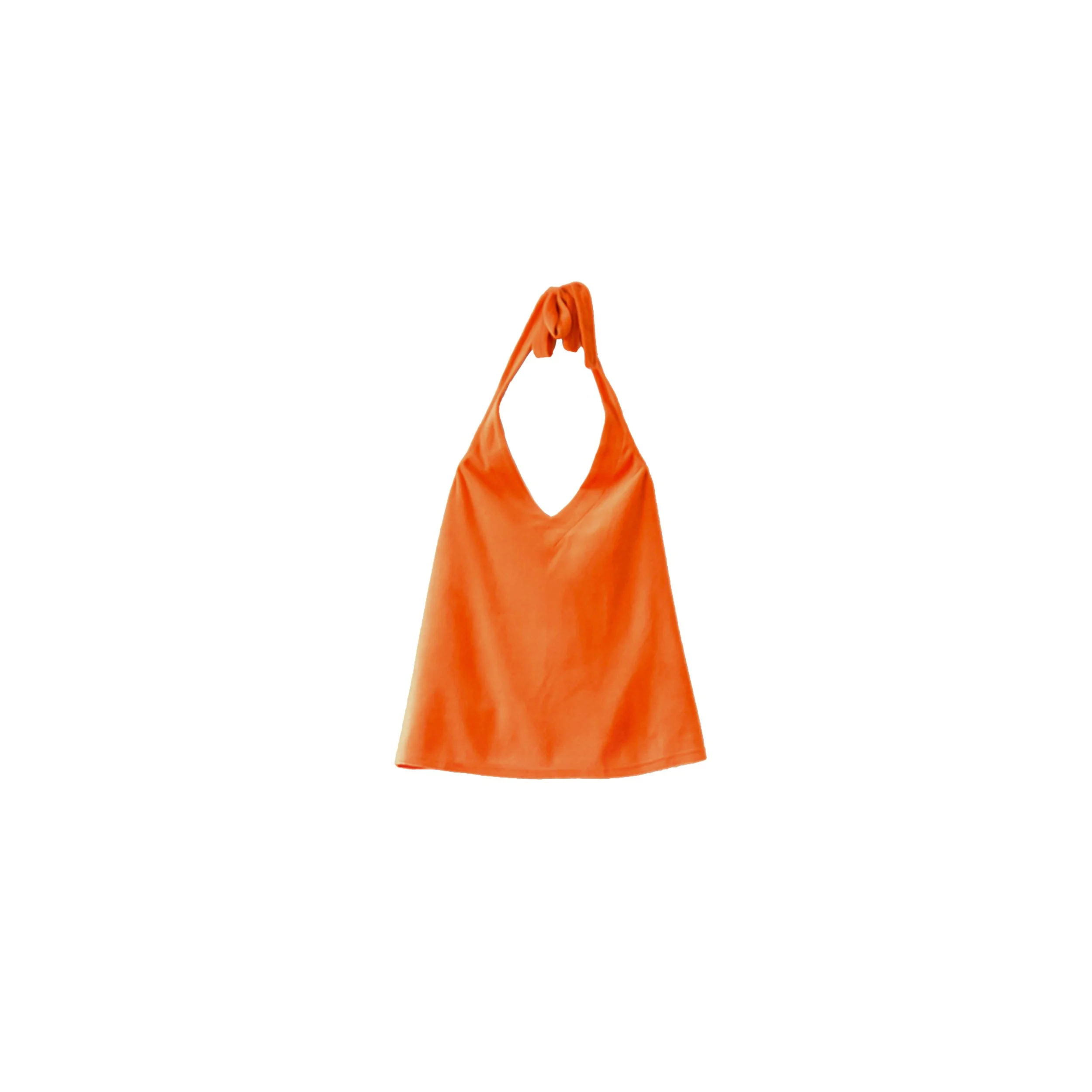 Top Jane Velours Eponge Tangerine