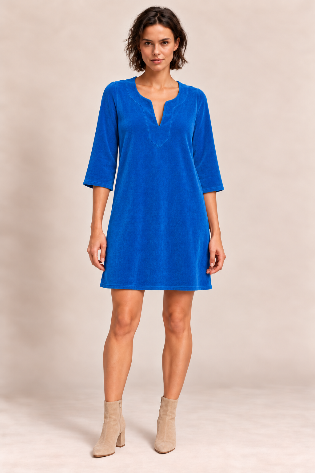 Robe Verushka Bleu Méditerranée