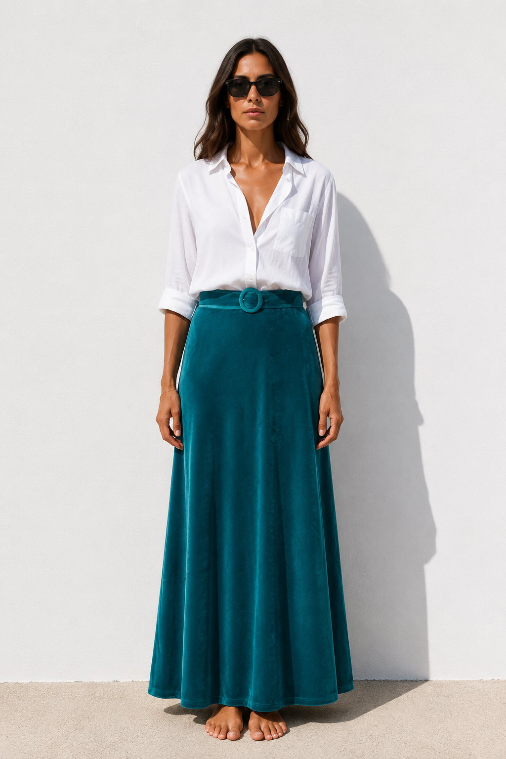 Jupe Linda Vert Canard