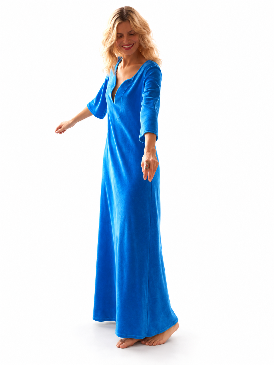Robe Talitha Bleu Méditerranée