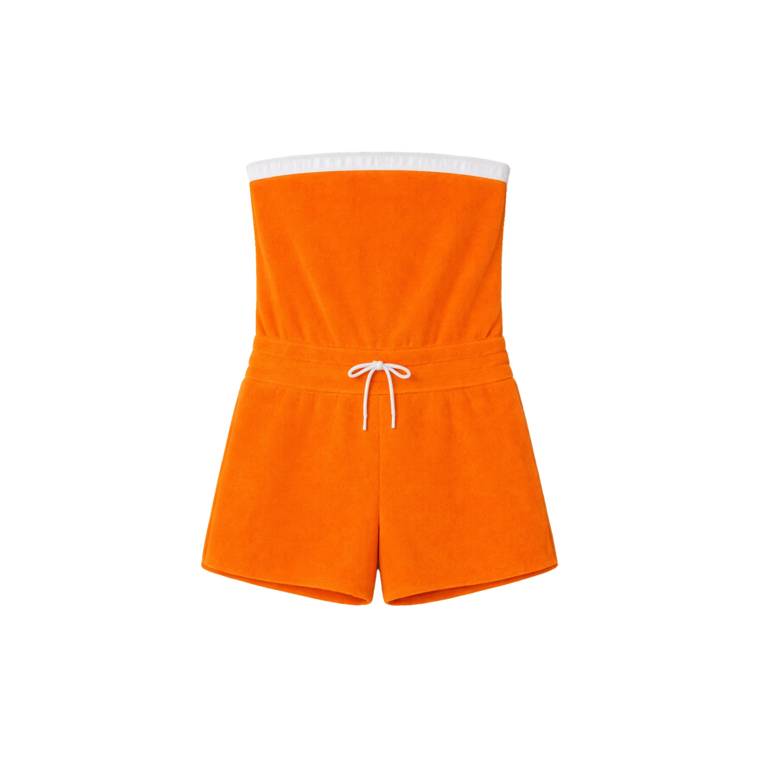 Combinaison Anna Velours Eponge Tangerine