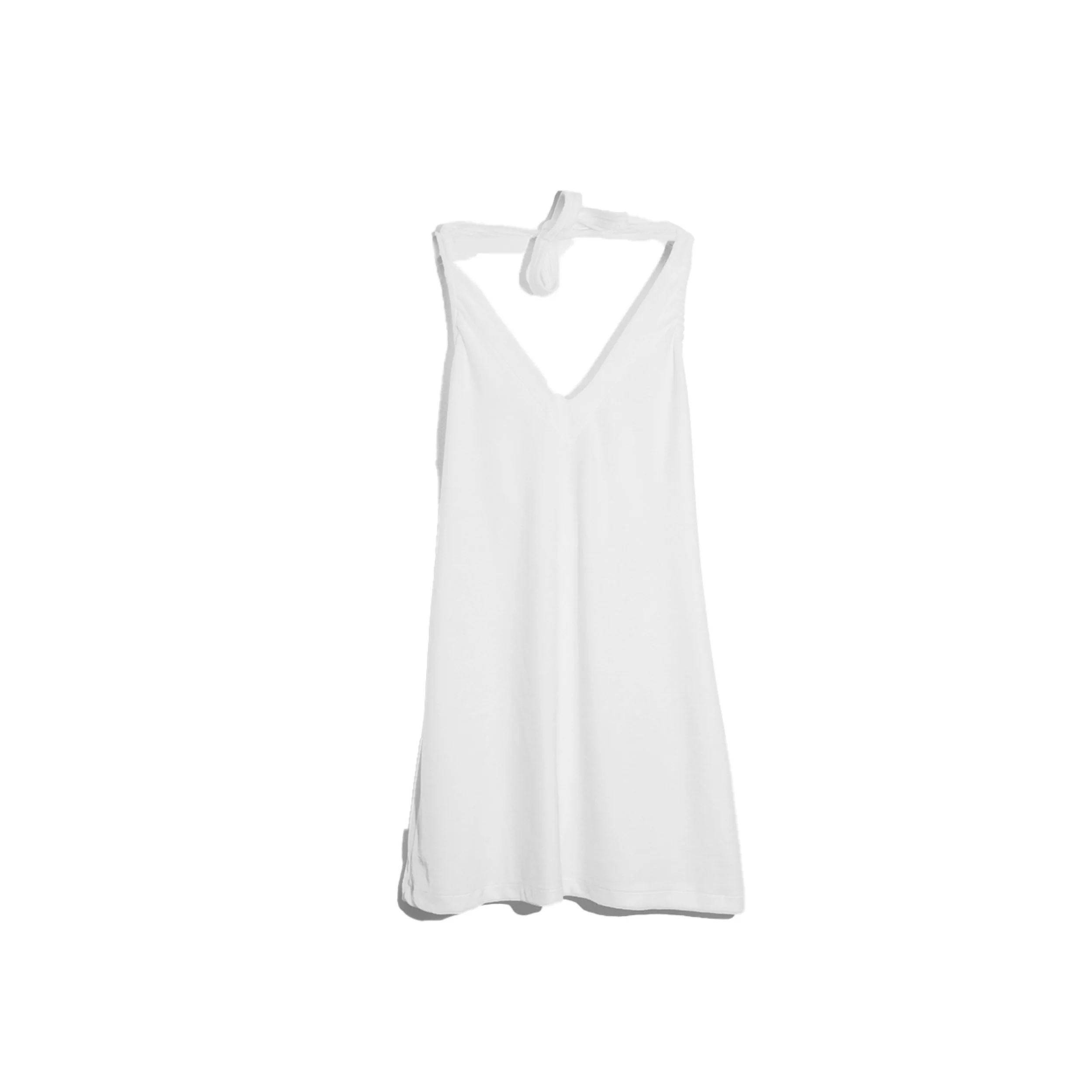 Robe de Plage Patti Velours Eponge Blanc