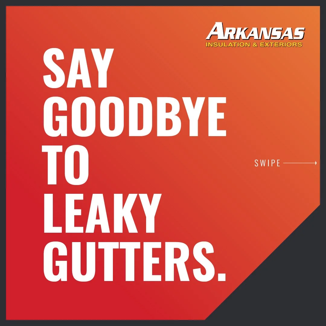 🏡✨ Tired of dealing with leaky gutters?
-
Arkansas Insulation has you covered! Say goodbye to water damage woes and hello to peace of mind with gutter replacement from Arkansas Insulation!
-
Get a free gutter estimate at: arkansasinsulation.com/free