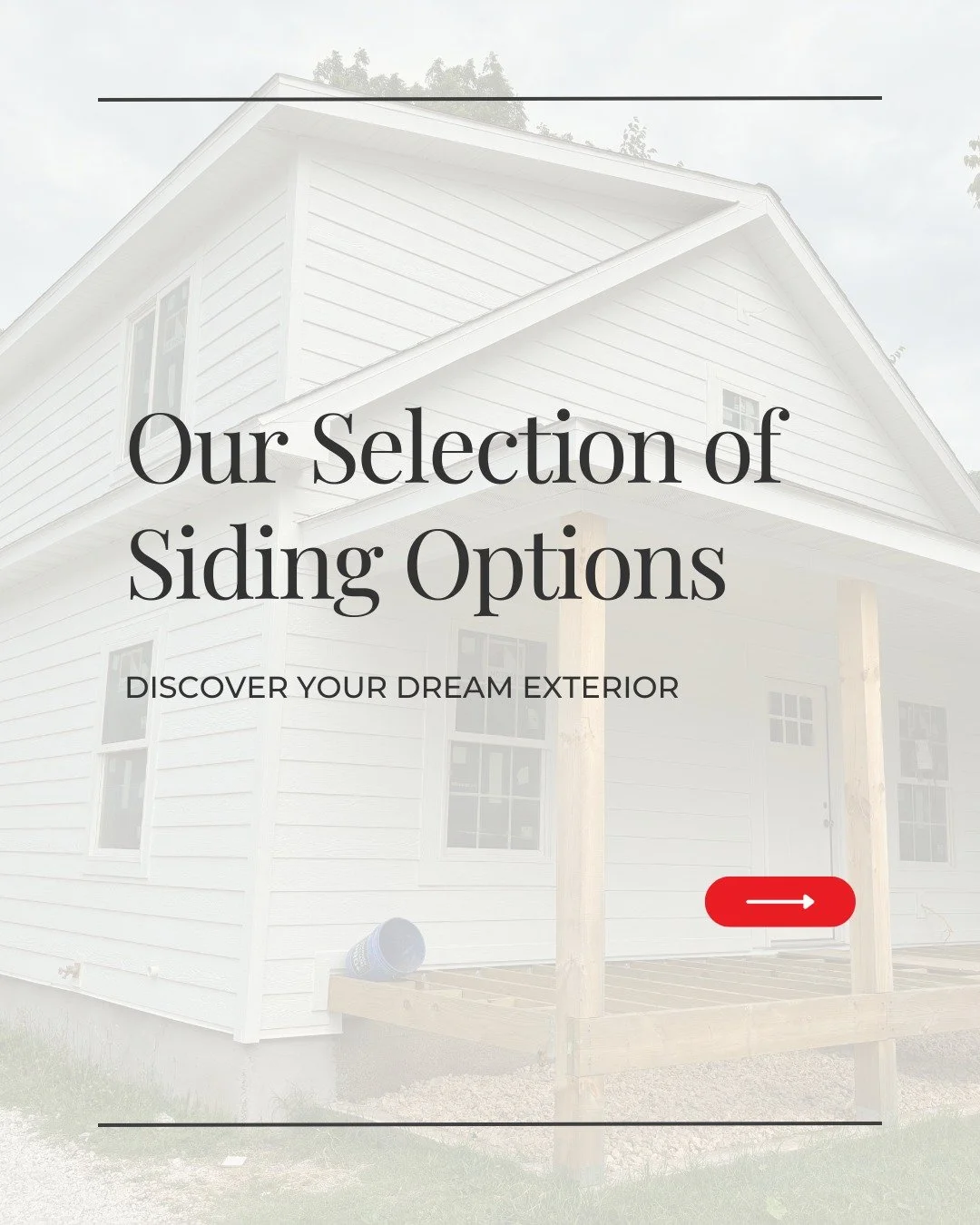 Ready to update your home's exterior? We offer a variety of siding options to fit all budgets! Curious what new siding will cost? It's absolutely FREE to see how we can help update your homes exterior!

👉 Learn about our options, view colors, and ge