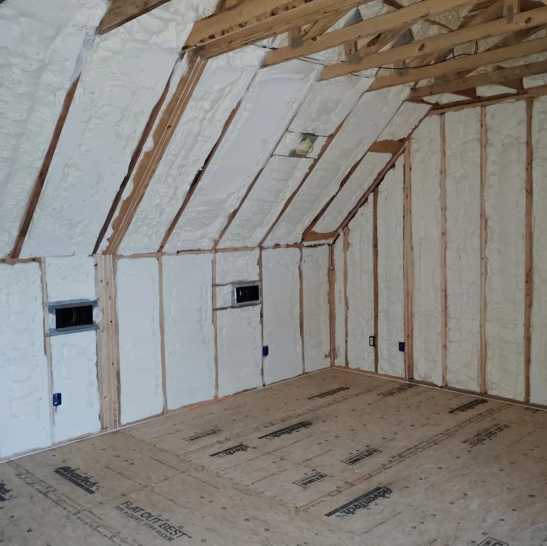 Building a home? Consider insulating with spray foam insulation. 
-
Competitive pricing, excellent air sealing properties and energy savings, and quiet!

Reach out for more information and a free estimate - start saving money on utilities today!

www