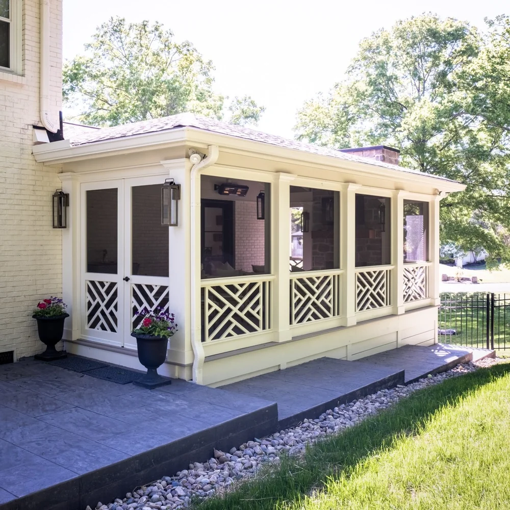 Custom screened porch in Brentwood, TN designed and built by The Porch