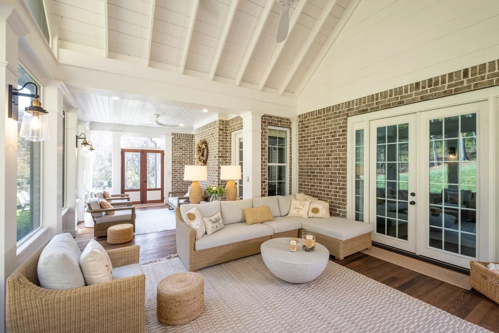 The best way to add a screened porch to an existing patio in Franklin ...