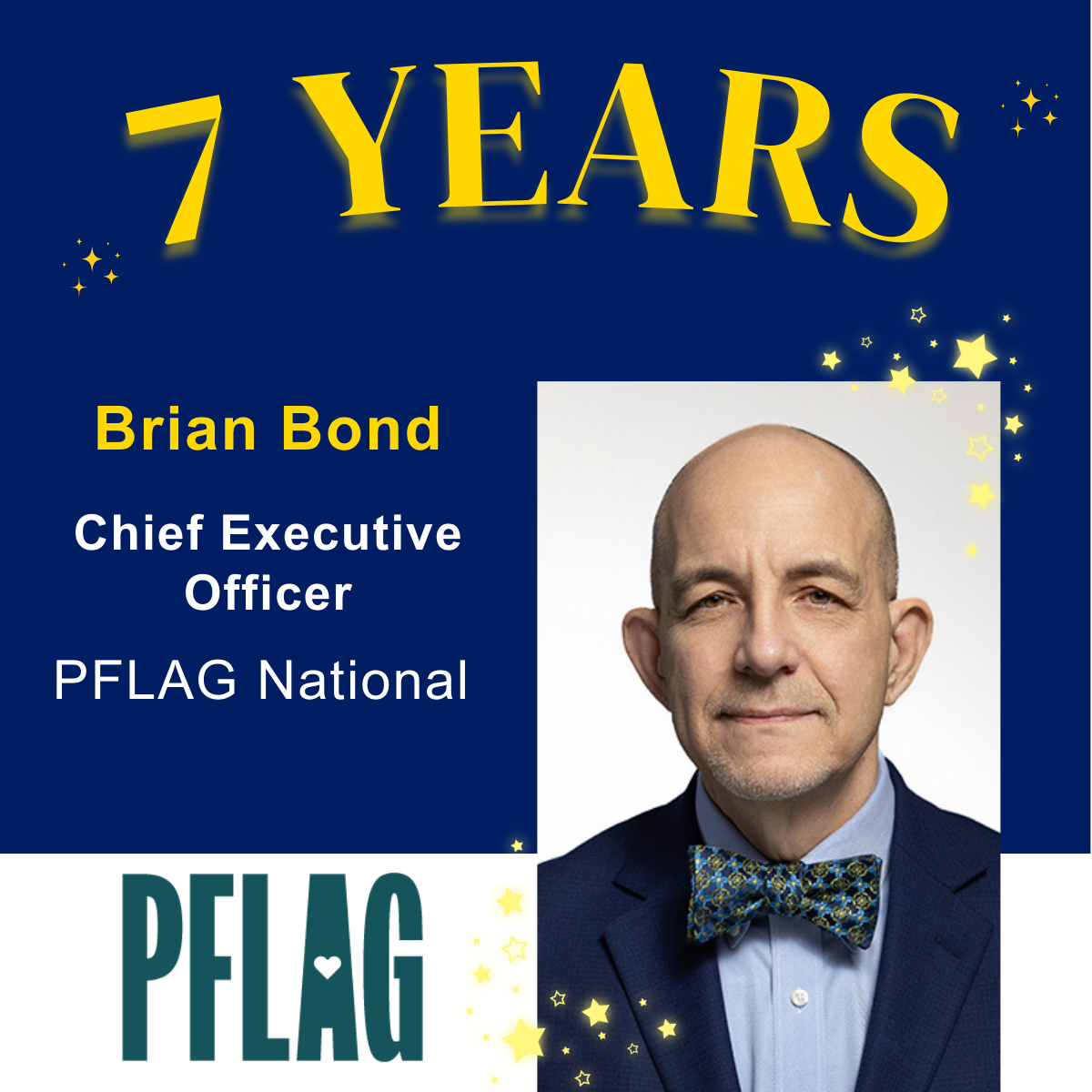 Brian Bond Celebrates 7 Years As CEO of PFLAG National