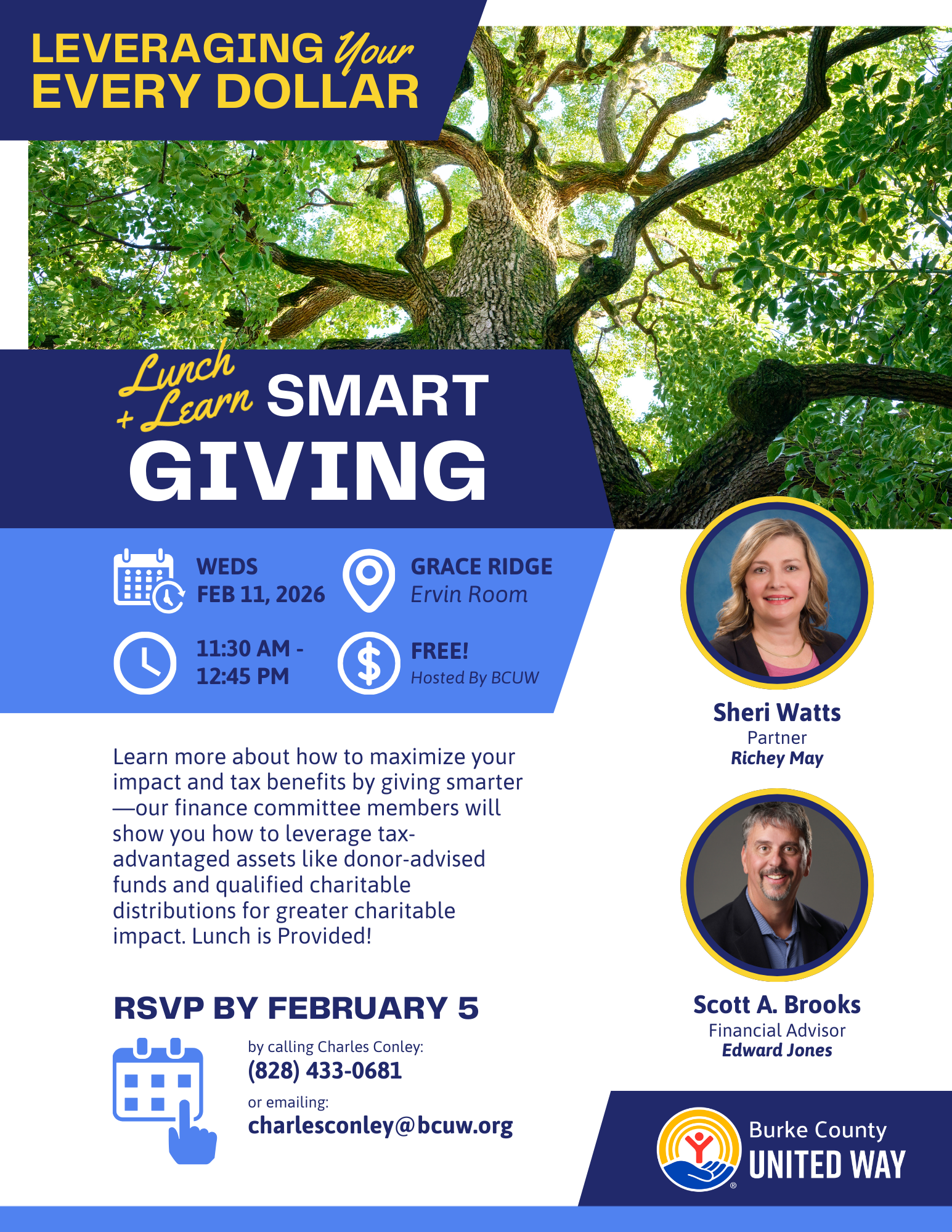 Smart Giving Lunch & Learn: "Leveraging Your Every Dollar"