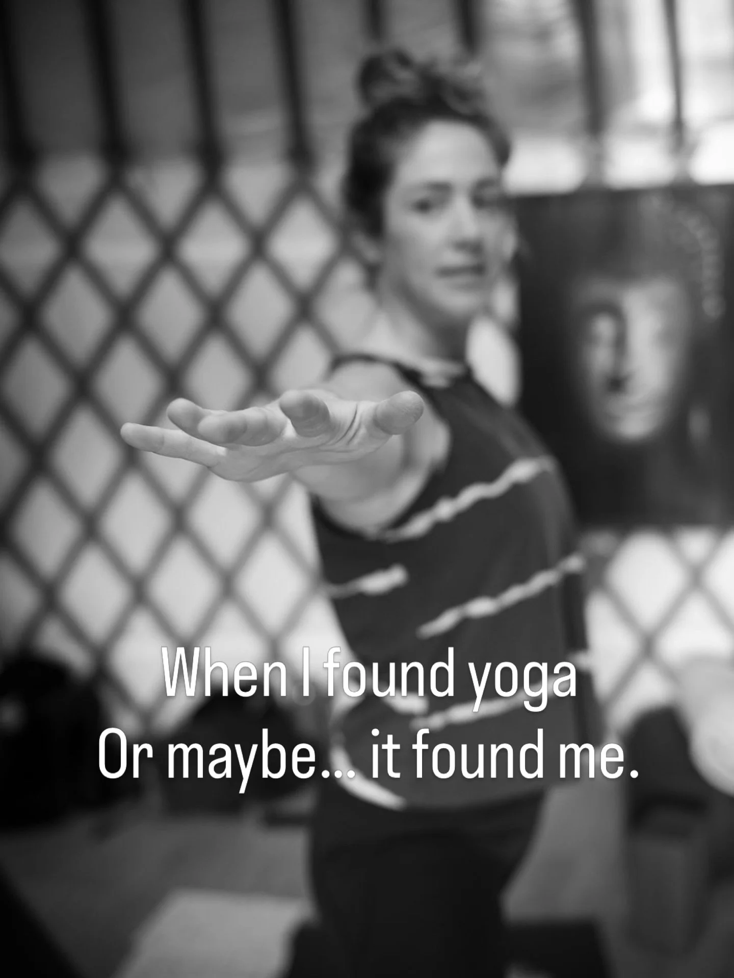 There was a time in my life when everything felt full&hellip; but I felt a little lost within it all.

Life was busy, my mind was busy&hellip; and I didn&rsquo;t quite feel like me.

Then I found yoga.
Or maybe&hellip; it found me.

What started as m