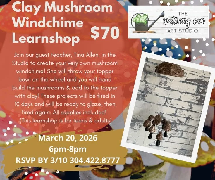 Clay Mushroom Windchime Learnshop