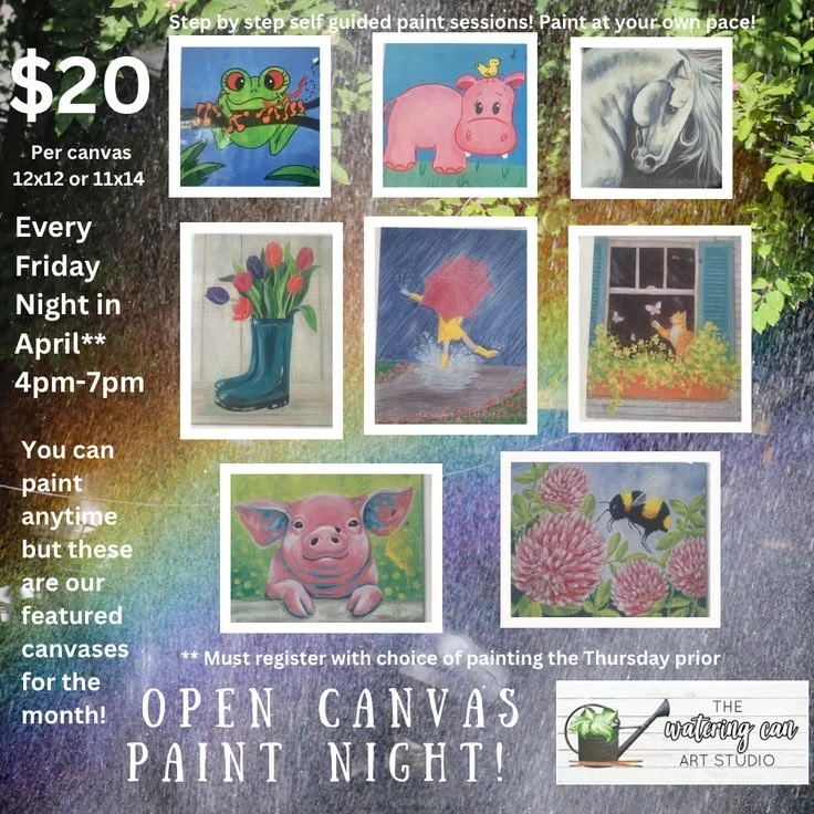 OPEN Canvas Paint Nights! 