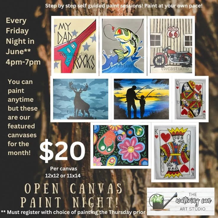 OPEN Canvas Paint Nights! 