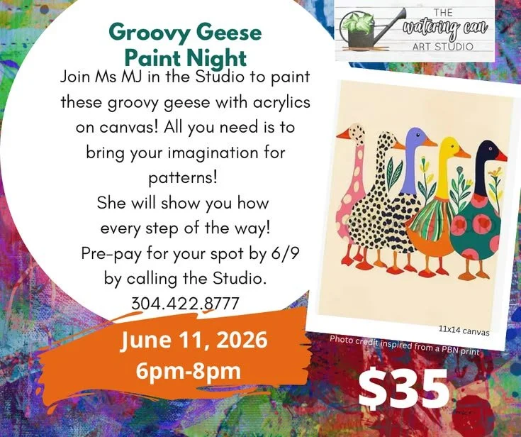 Groovy Geese Paint Night!  