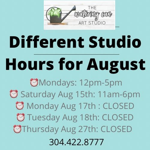 Studio Hours: CLOSED