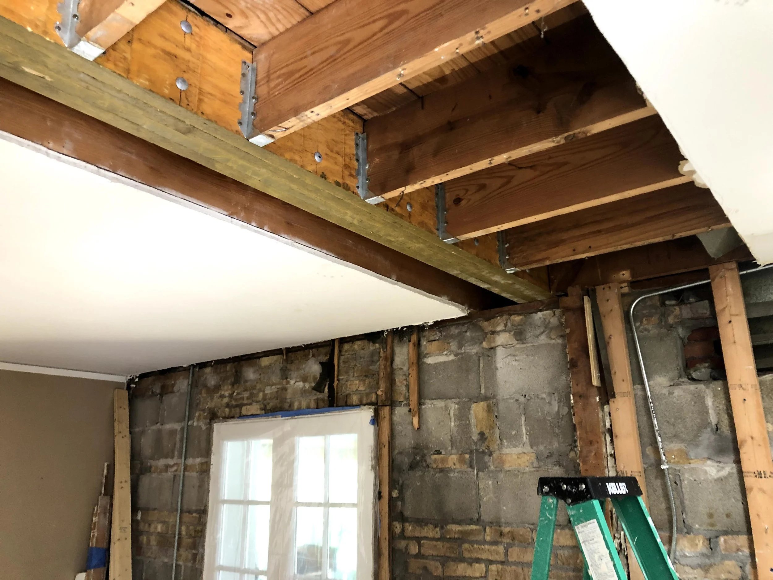 Load bearing wall removal