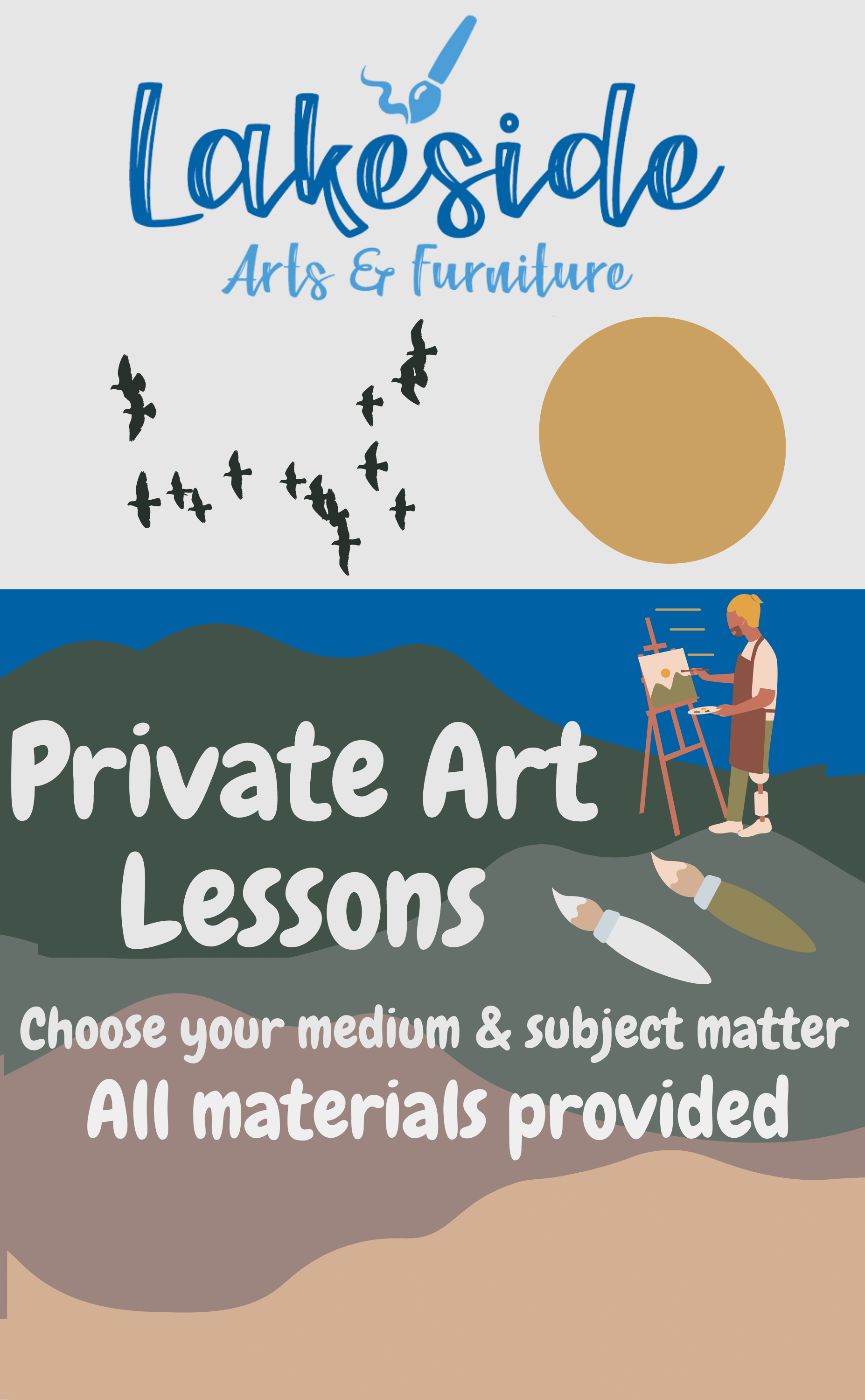Private Lessons — Lakeside Arts & Furniture