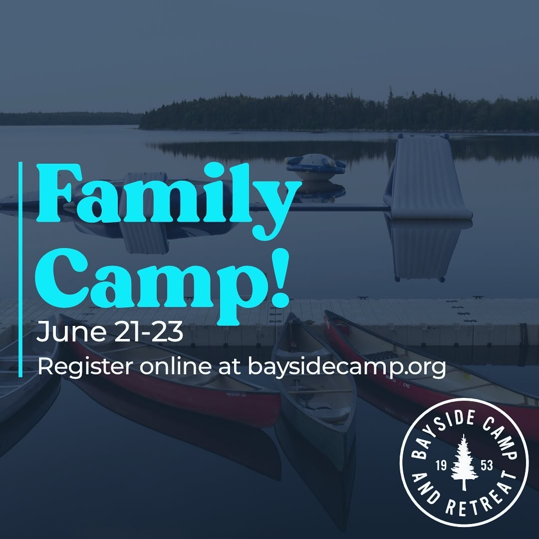 Announcing Family Camp 2024!!
With guest speaker Christopher Drew, worship with our Bayside summer team, games, activities and more! 

Register today at baysidecamp.org!