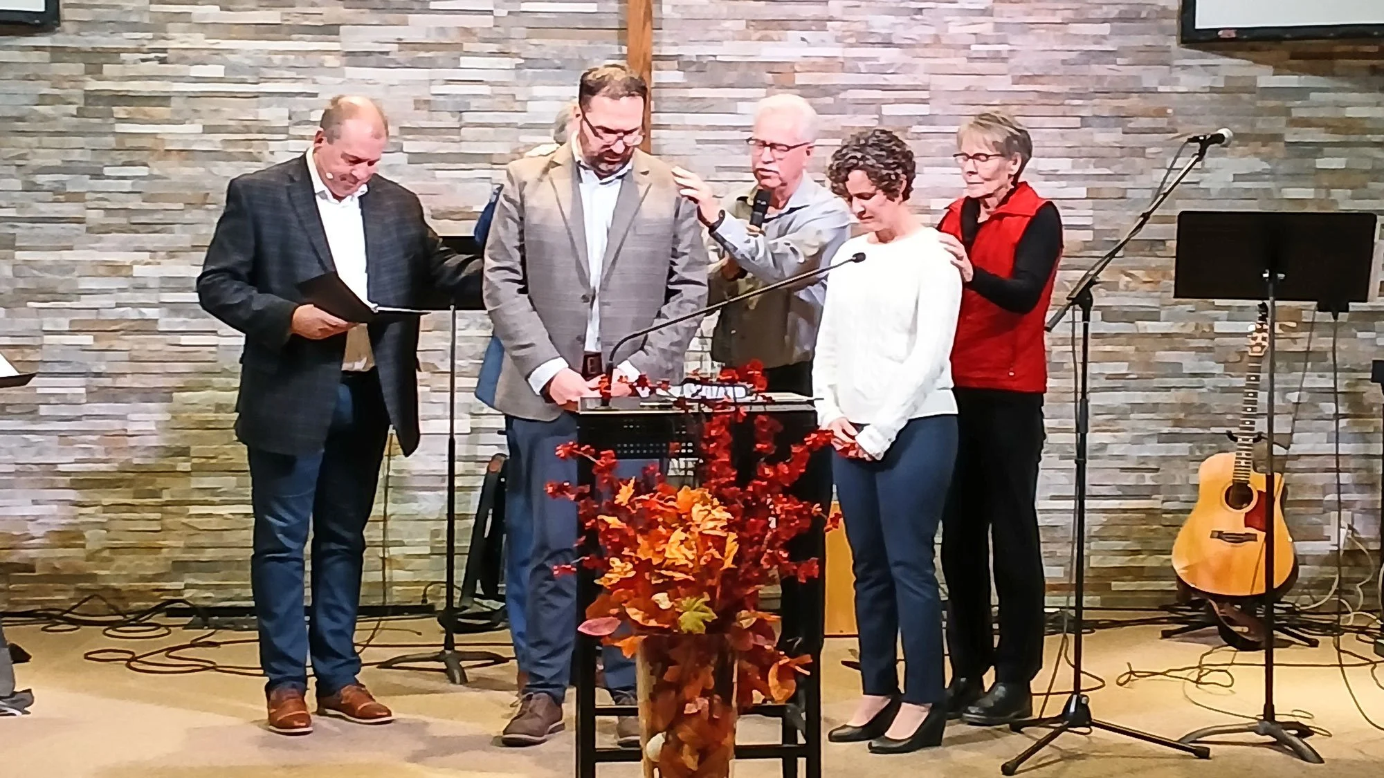 Fleming ordained, leaders commissioned