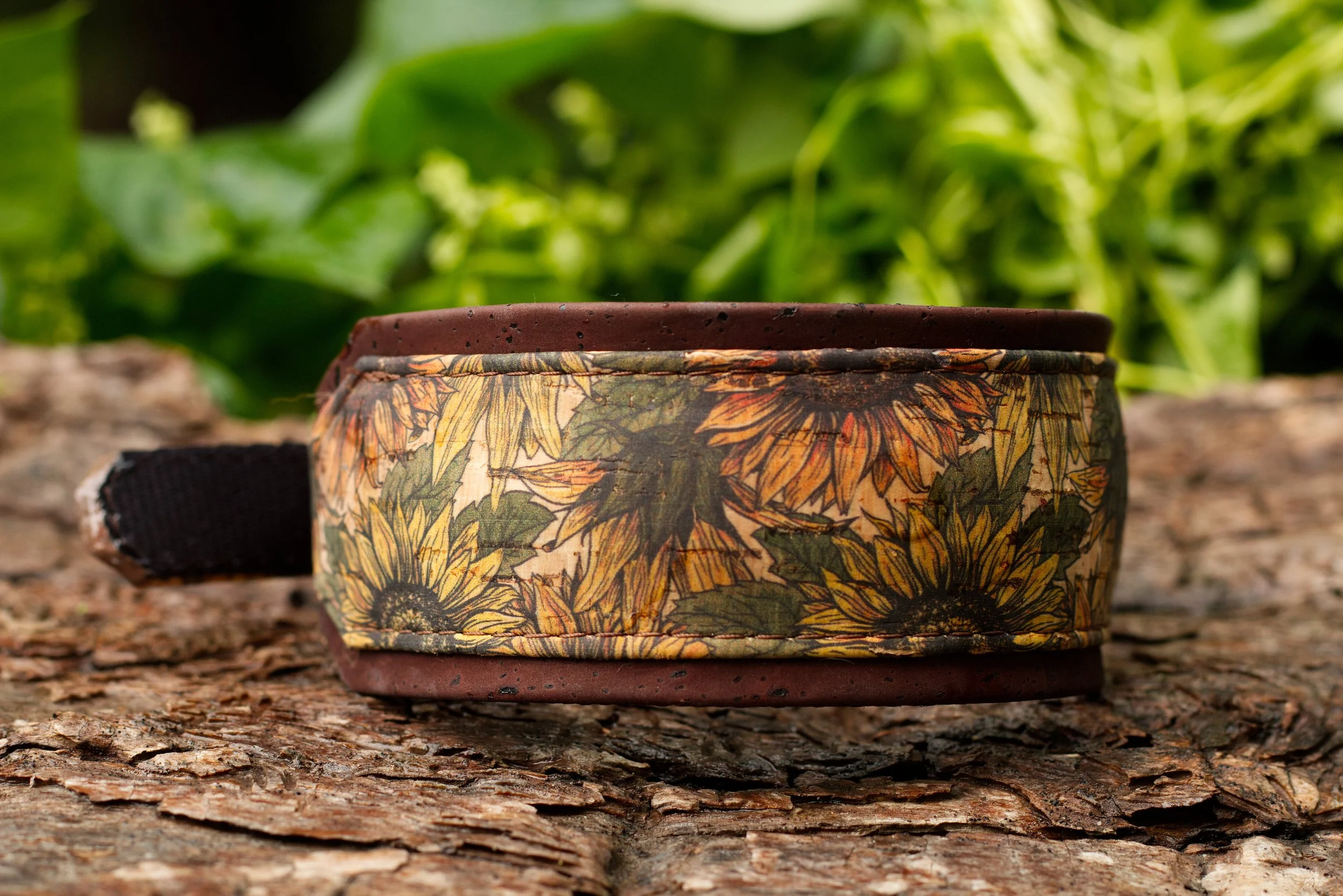 Sunflower Cork RTS Dog Collar 2.jpg