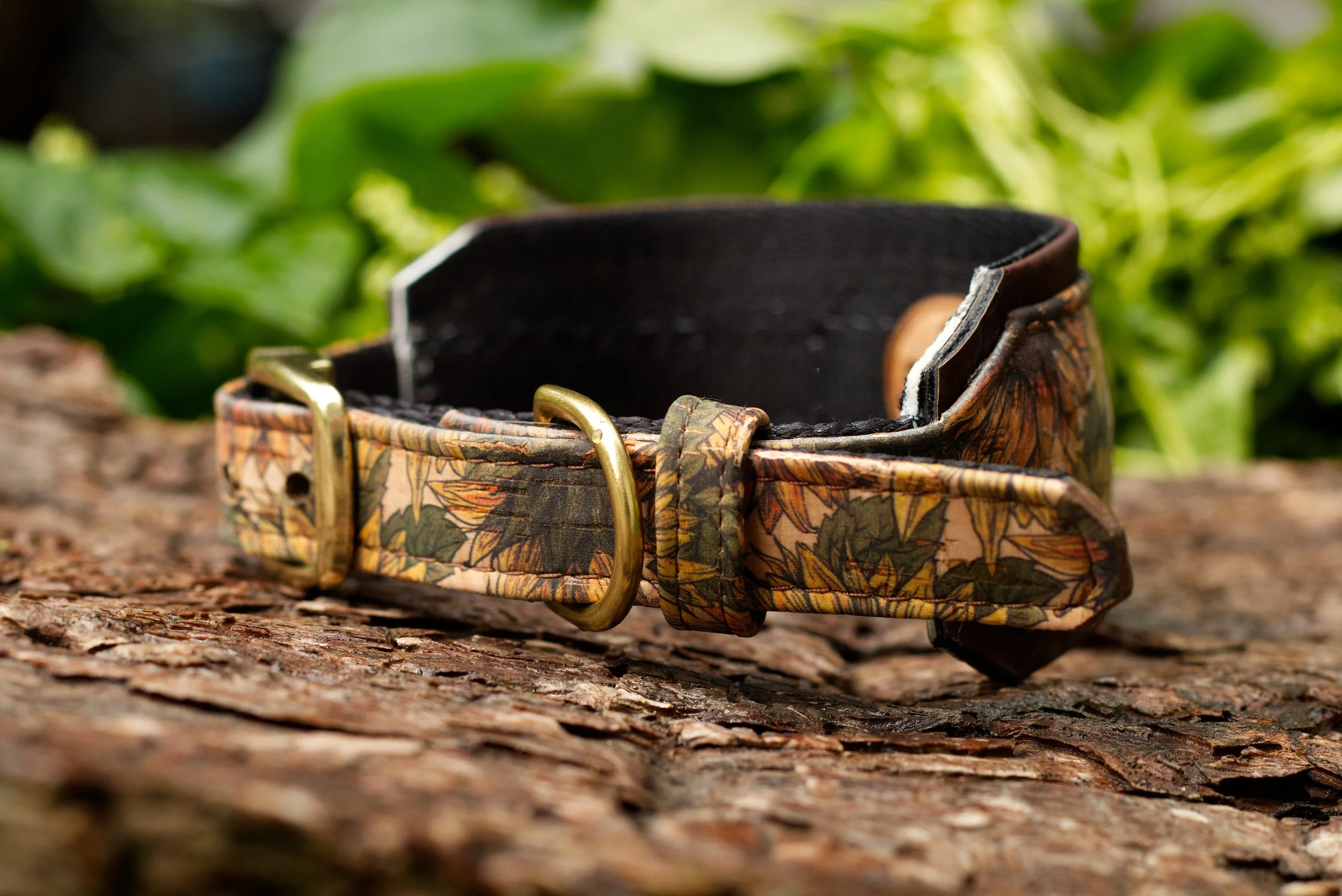 Sunflower Cork RTS Dog Collar 3.jpg