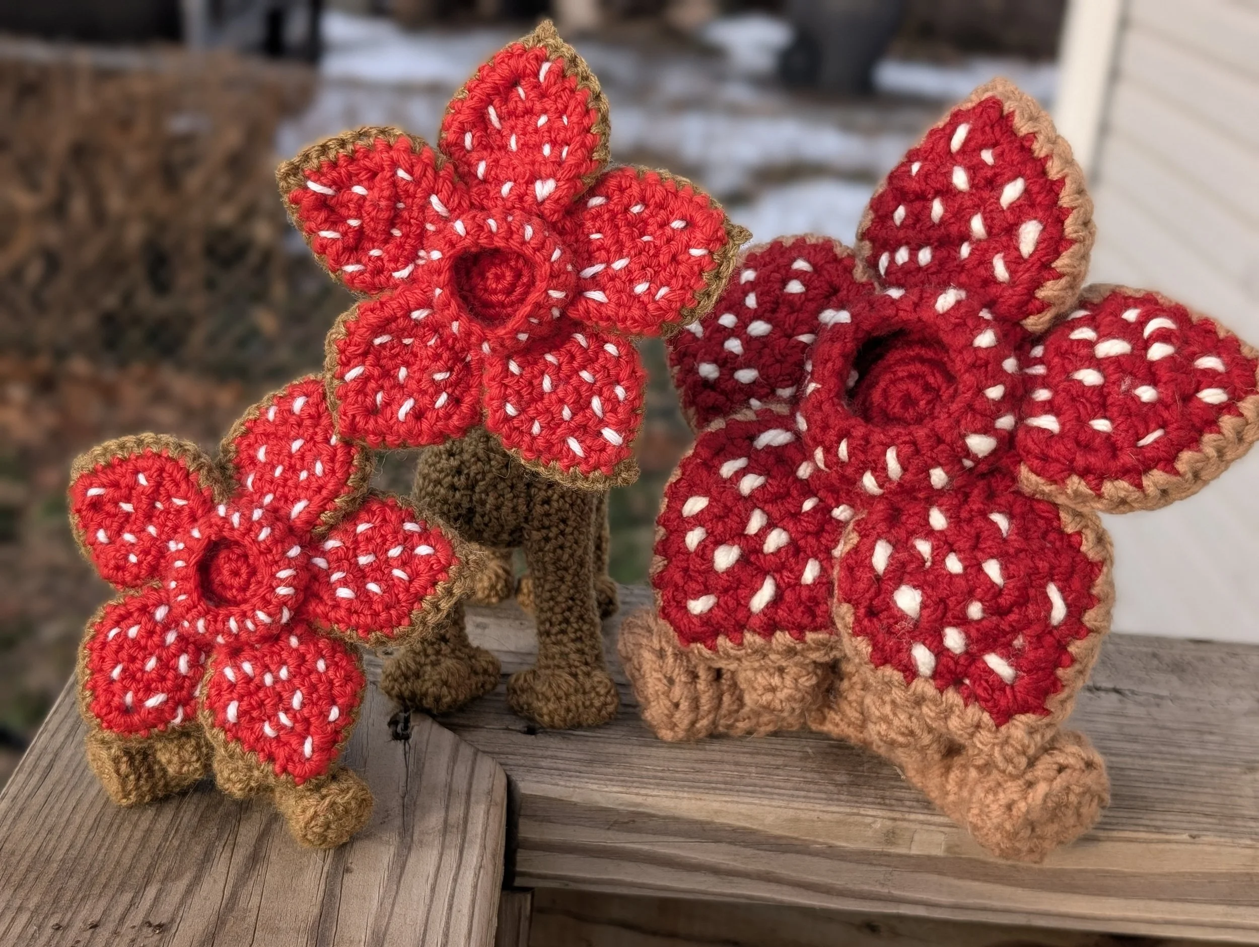Stranger Things Demogorgan Crochet Plushie
