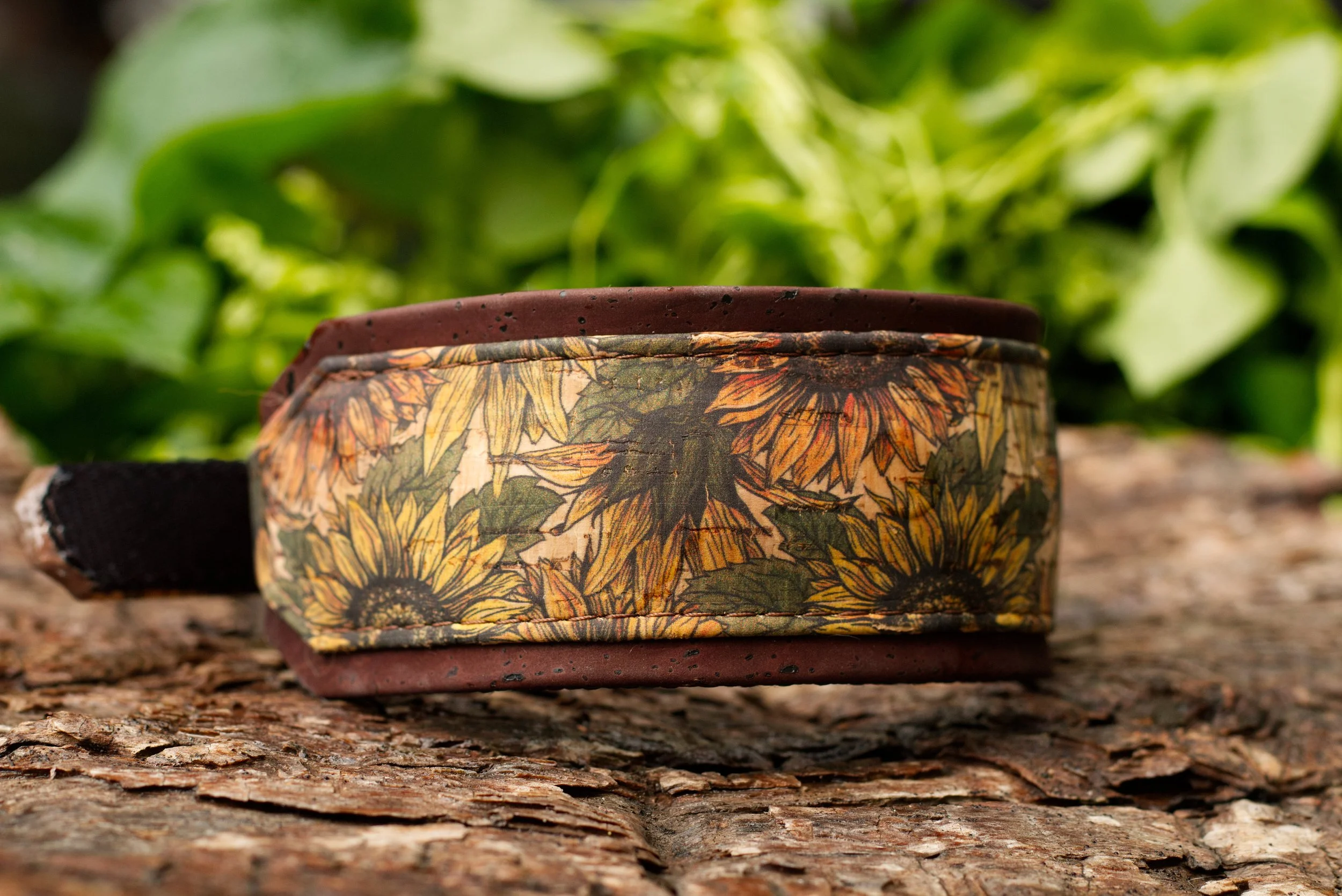 Sunflower Cork RTS Dog Collar 1.jpg