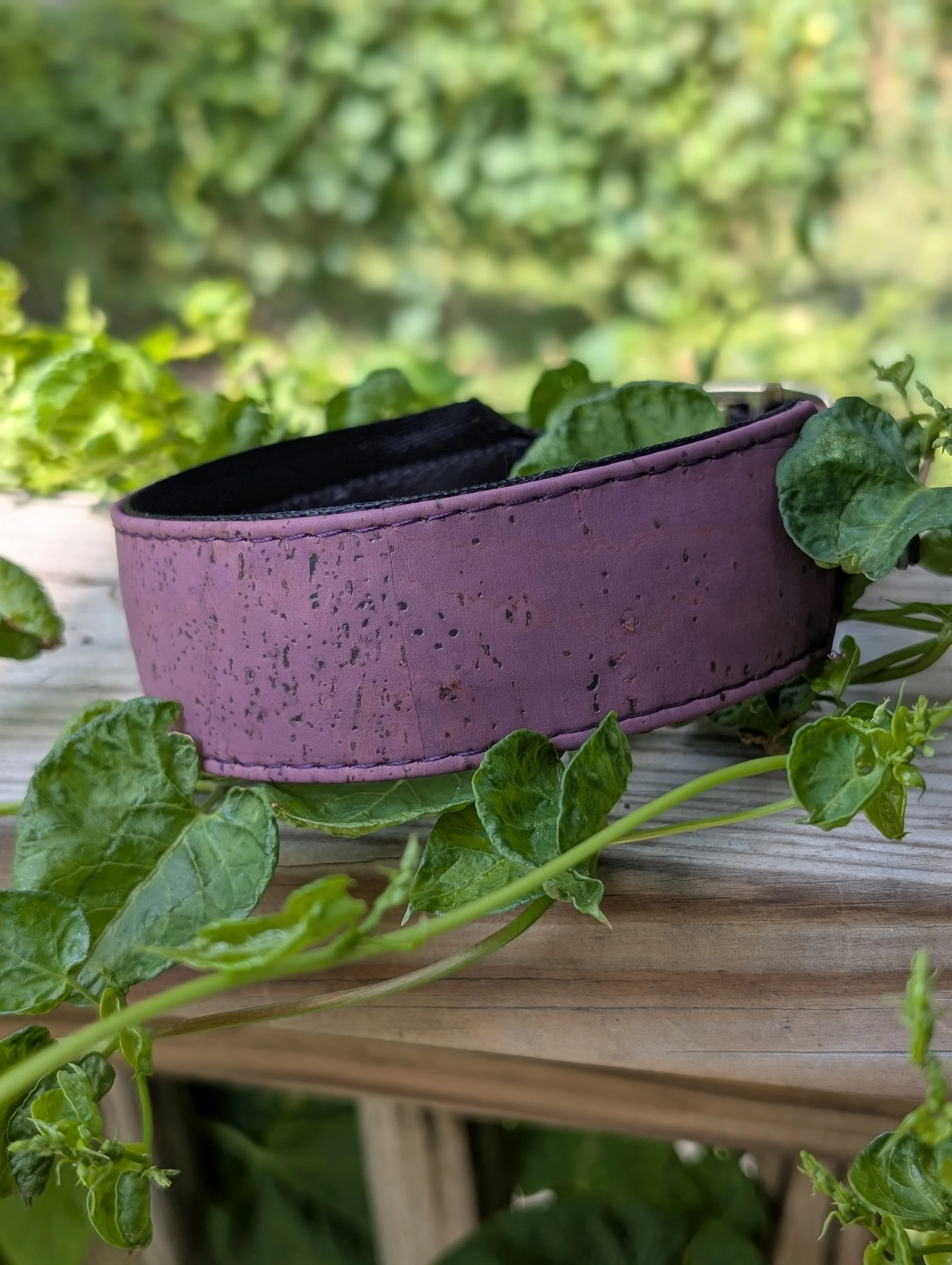 Purple Simple Cork Dog Collar (Copy)