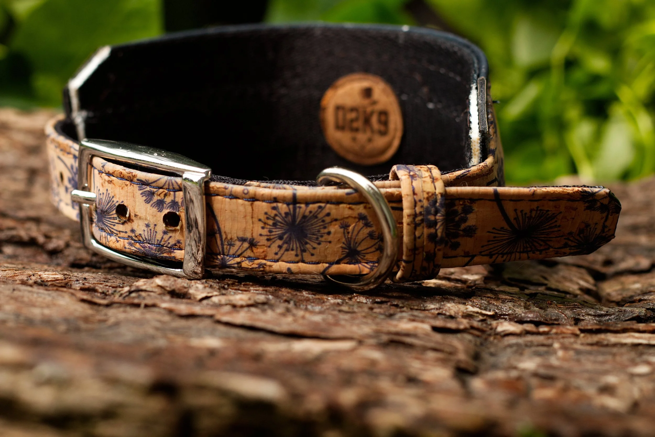 Dandelion Cork RTS Dog Collar 2.jpg