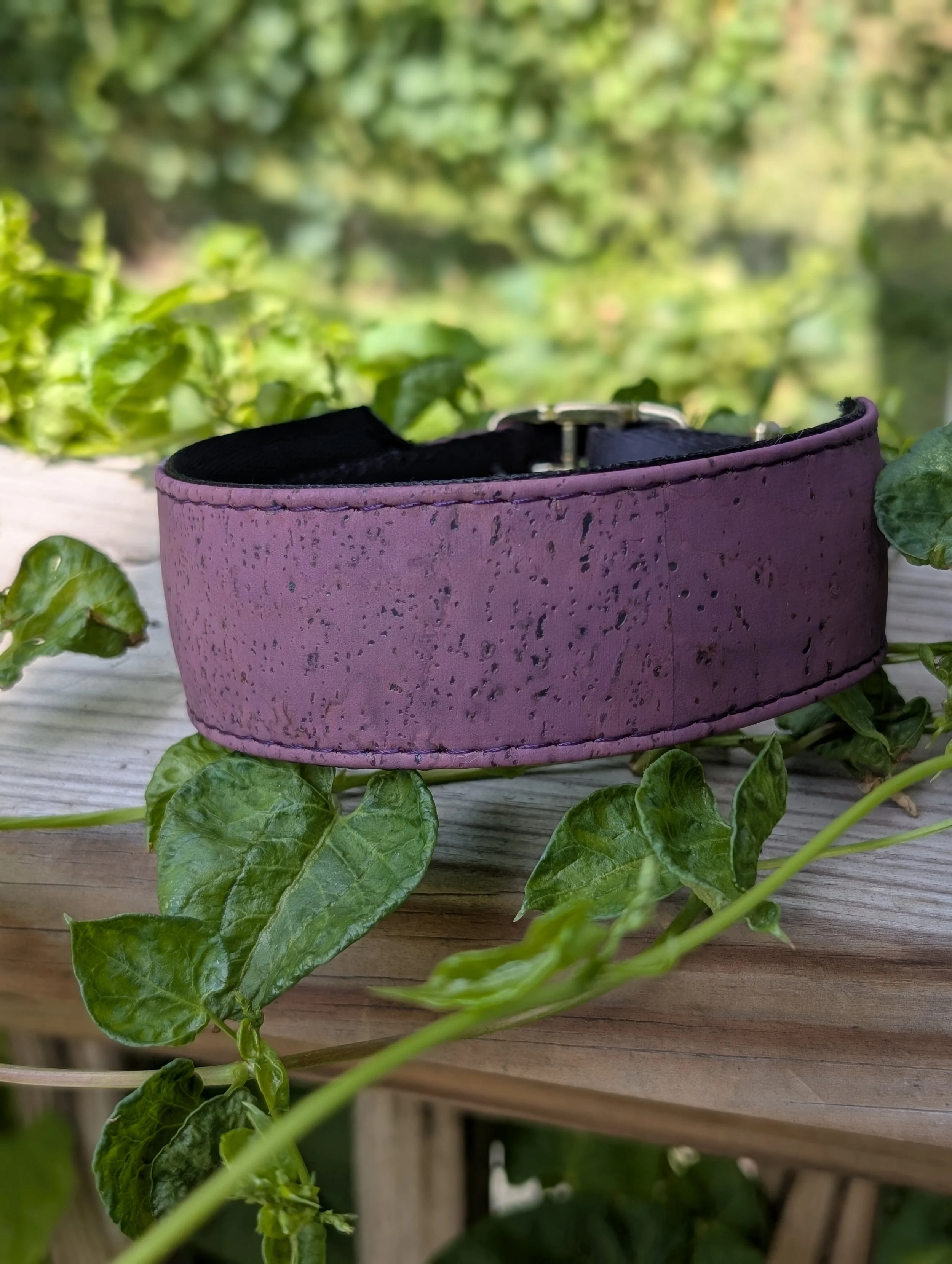 Purple Cork Simple Dog Collar (Copy)