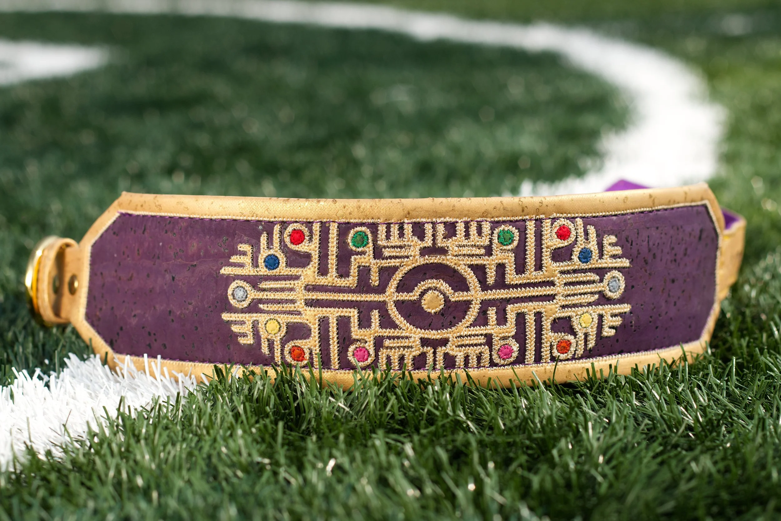 Pokemon Collectors Hand Ancient Mew Card Dog Collar.jpg