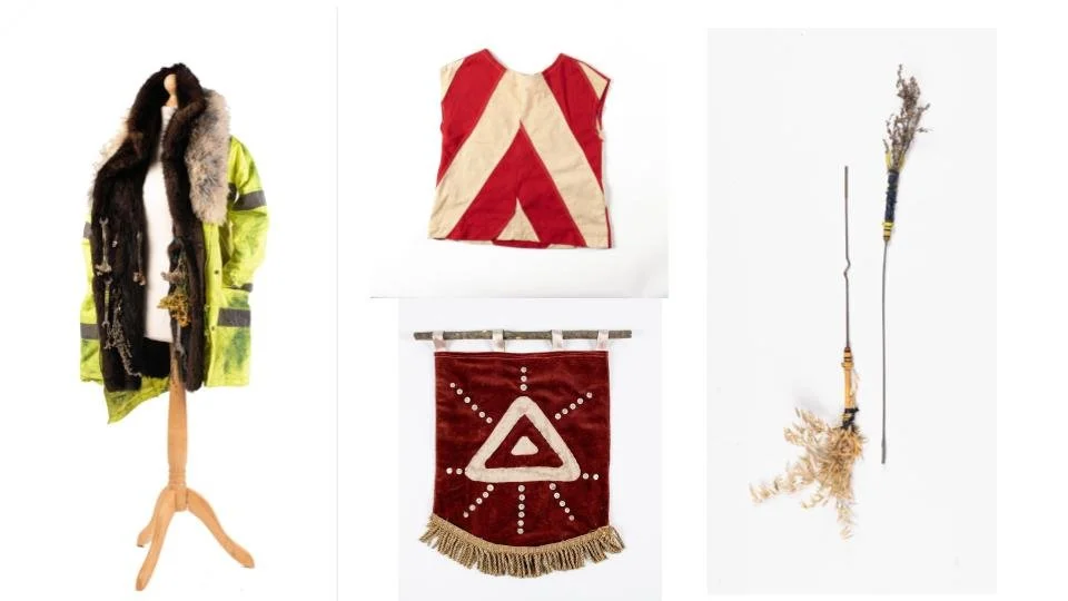 Relatable/ recognisable to all - roadsigns and symbols are in cultural lexicon even if you don’t drive.   

Roadwytches attire and tools. exsisting works to be included