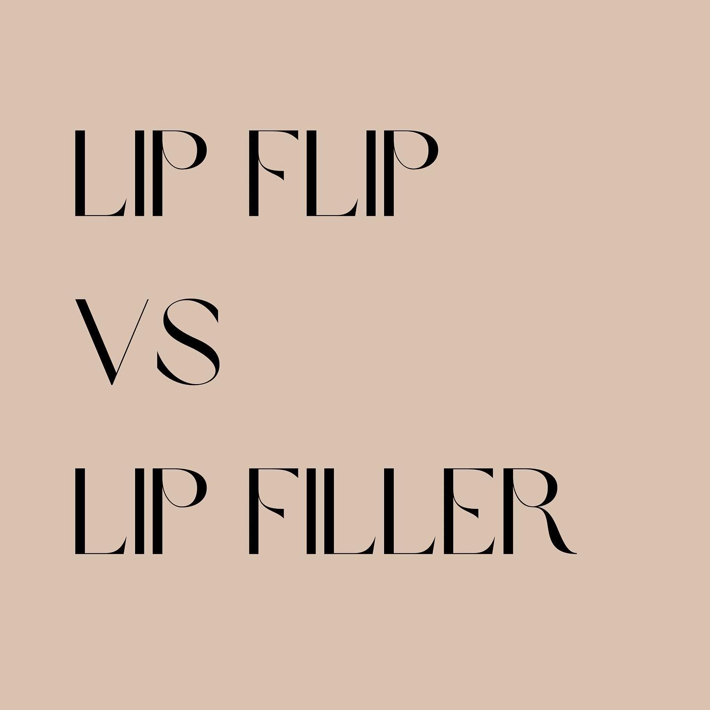 I GET THIS A-LOT 🤍

Lip flip vs Lip filler

A lip flip will make your lips look fuller without adding additional volume. The result is a subtle enhancement that will last around three months.

Lip filler adds volume to your lips and smooths out the 