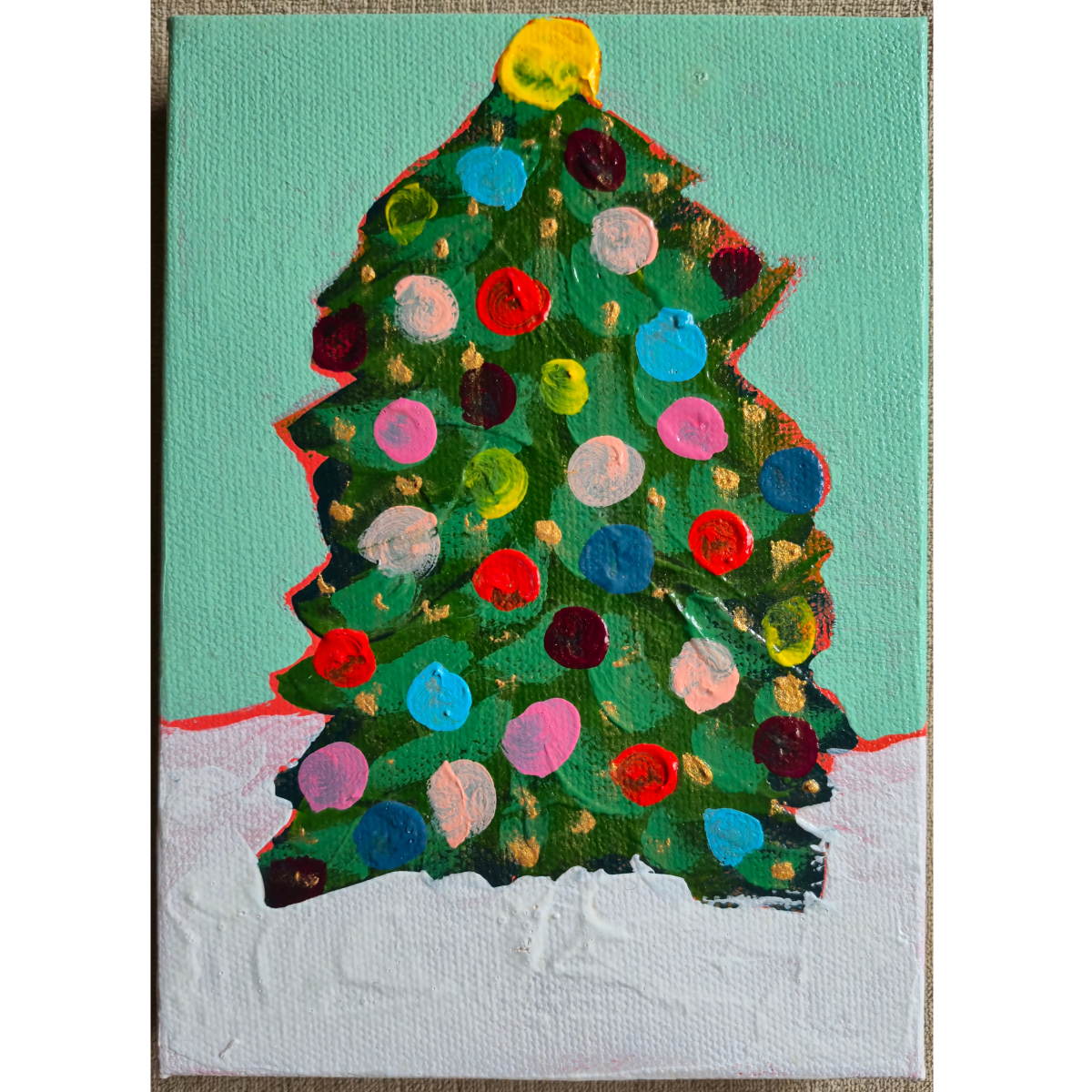 Christmas Tree #2 - 5 x 7