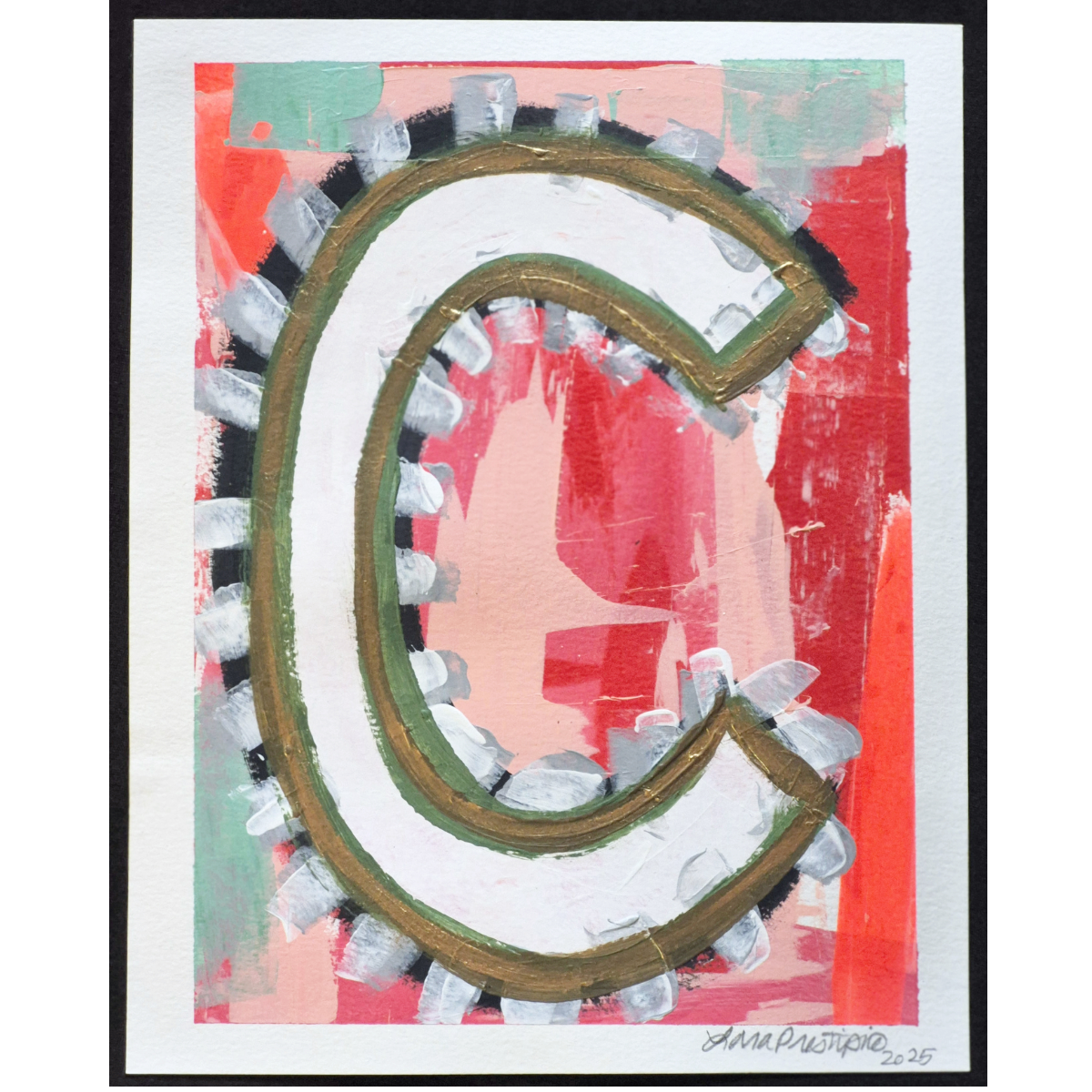 Letter C- fits 8 x 10